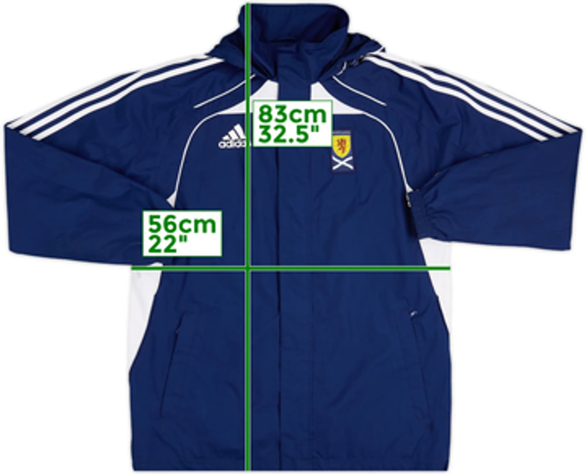 2010-11 Scotland adidas Hooded Track Jacket - 7/10 - (M)