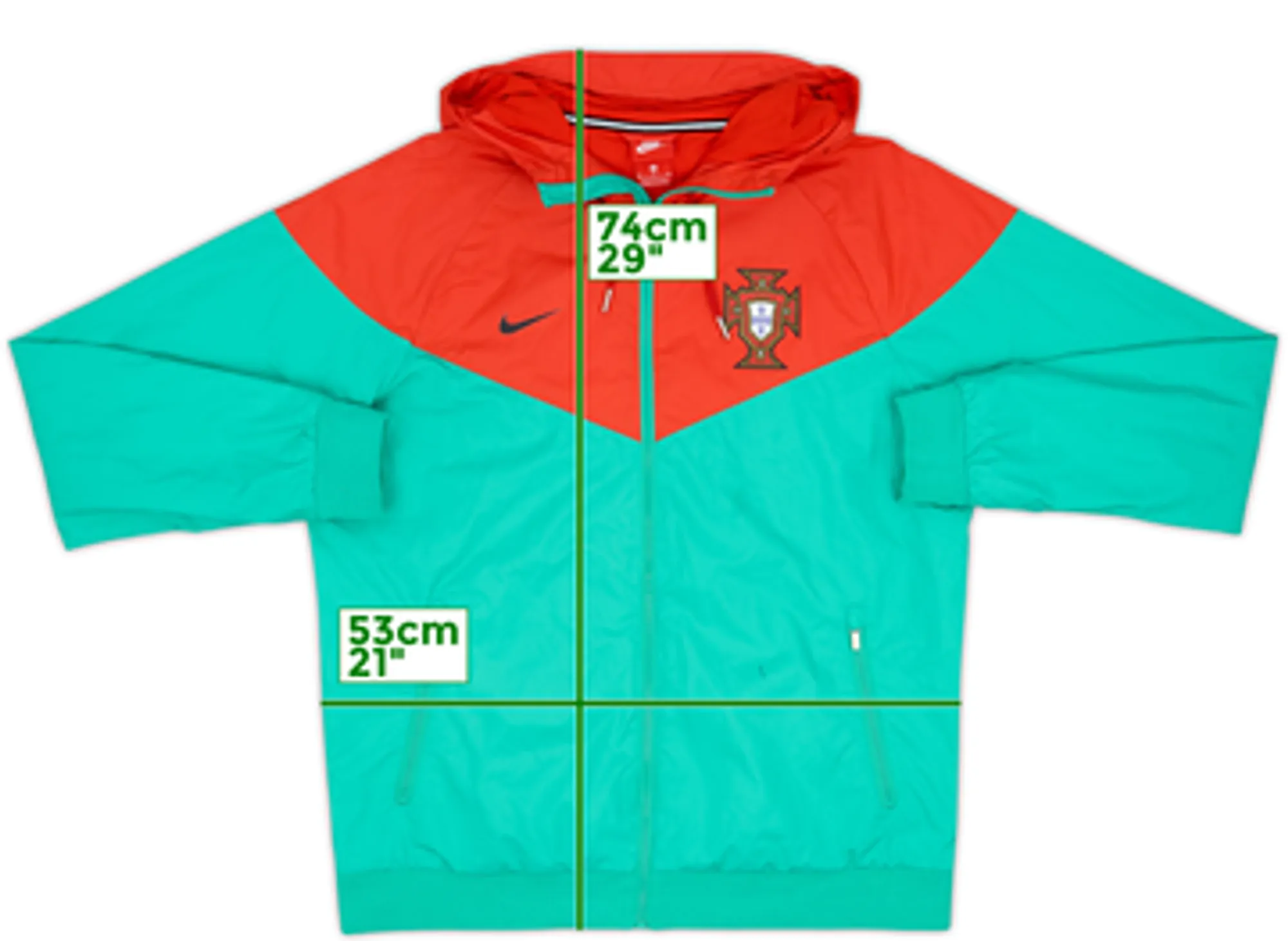 2018-19 Portugal Nike Hooded Track Jacket - 7/10 - (M)