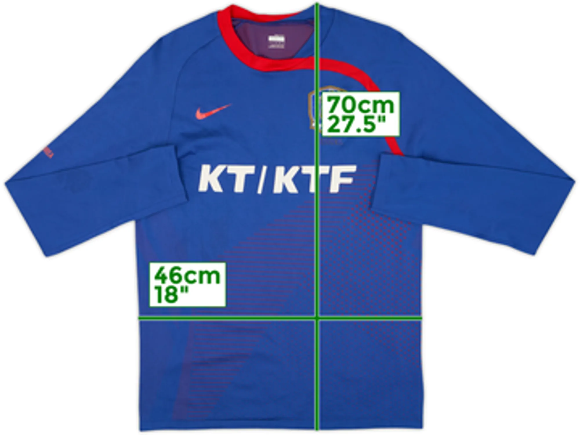 2008-10 South Korea Player Issue Nike Training L/S Shirt - 4/10 - (L)