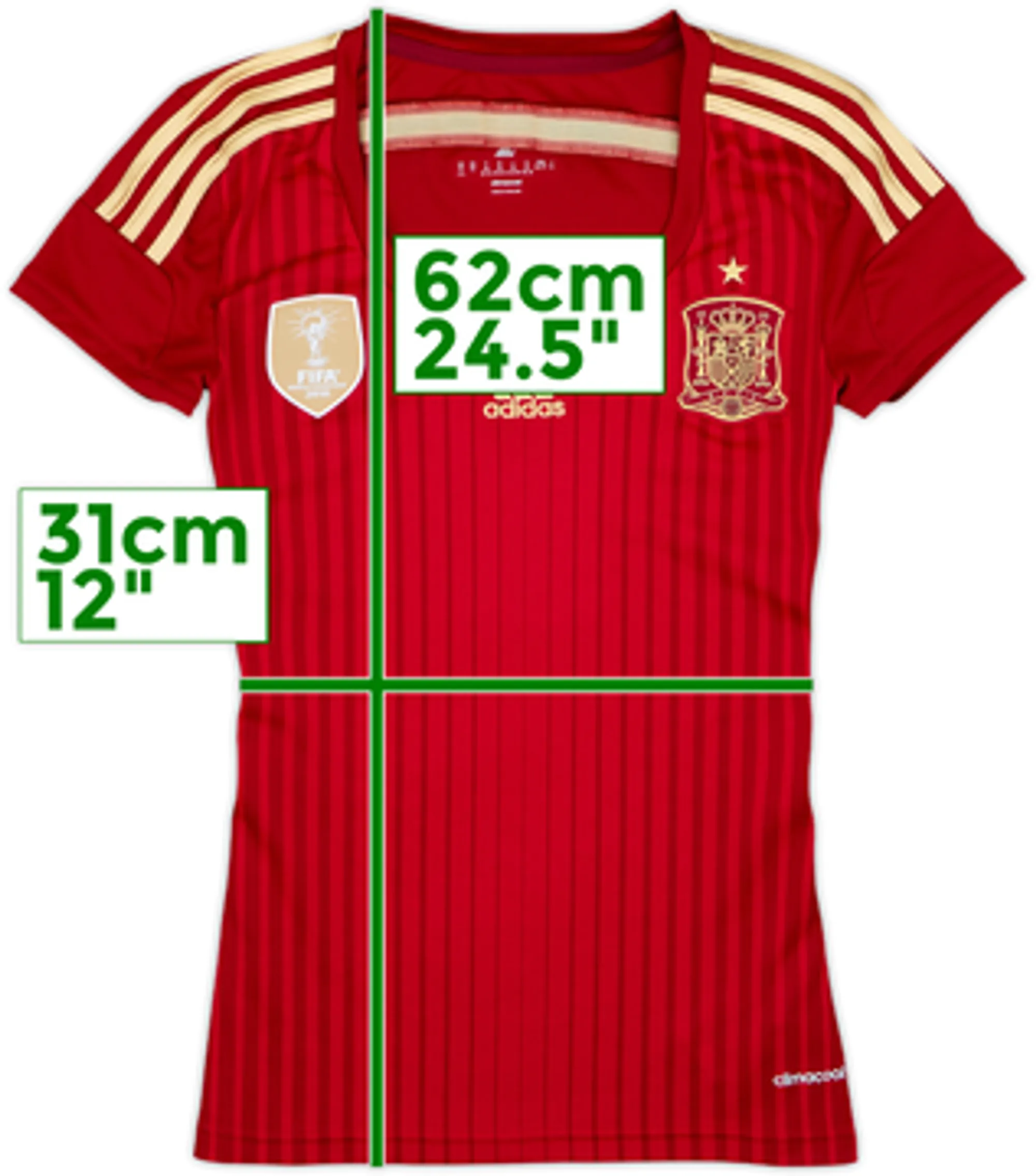 2013-15 Spain Home Shirt - 10/10 - (Women's XS)