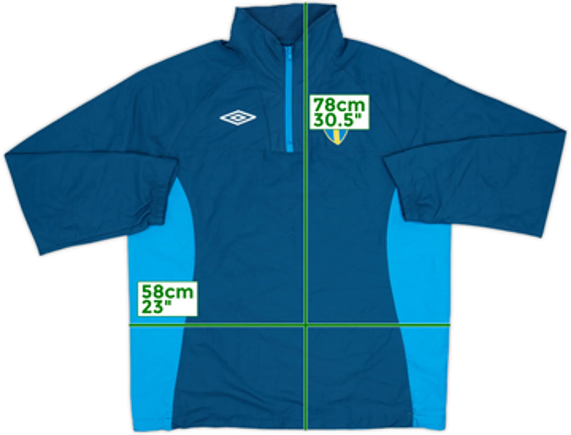 2012-13 Sweden Umbro 1/4 Zip Drill Top - 8/10 - (L)