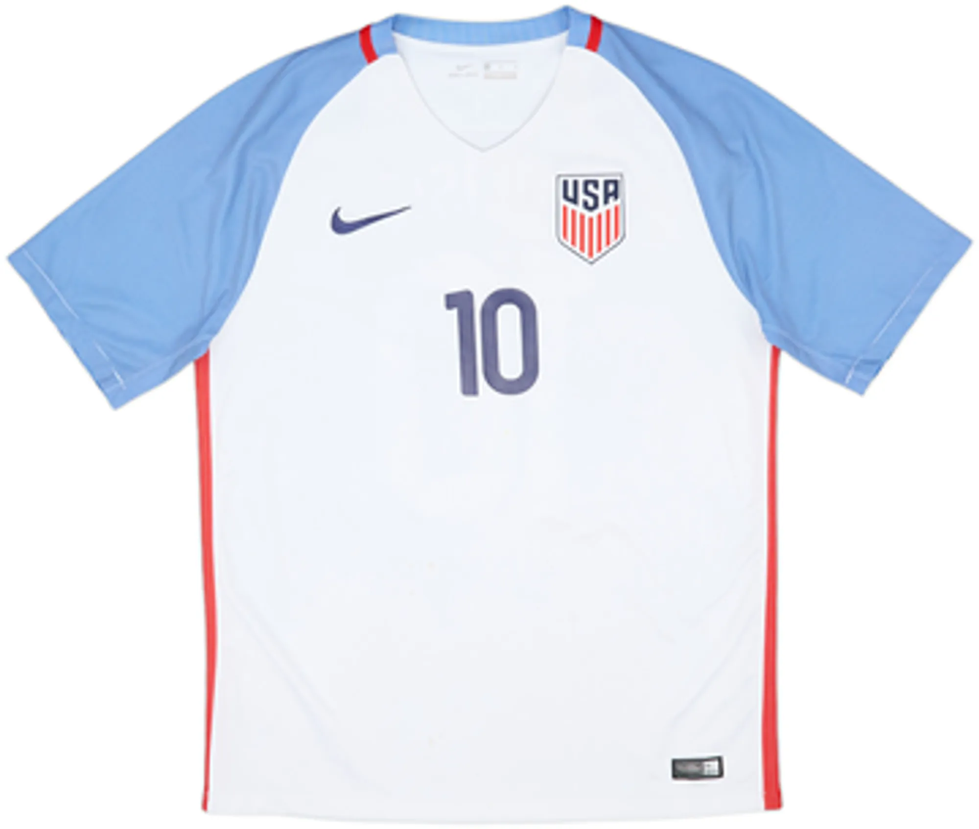 2016-17 USA Home Shirt Pulisic #10 - 5/10 - (L)