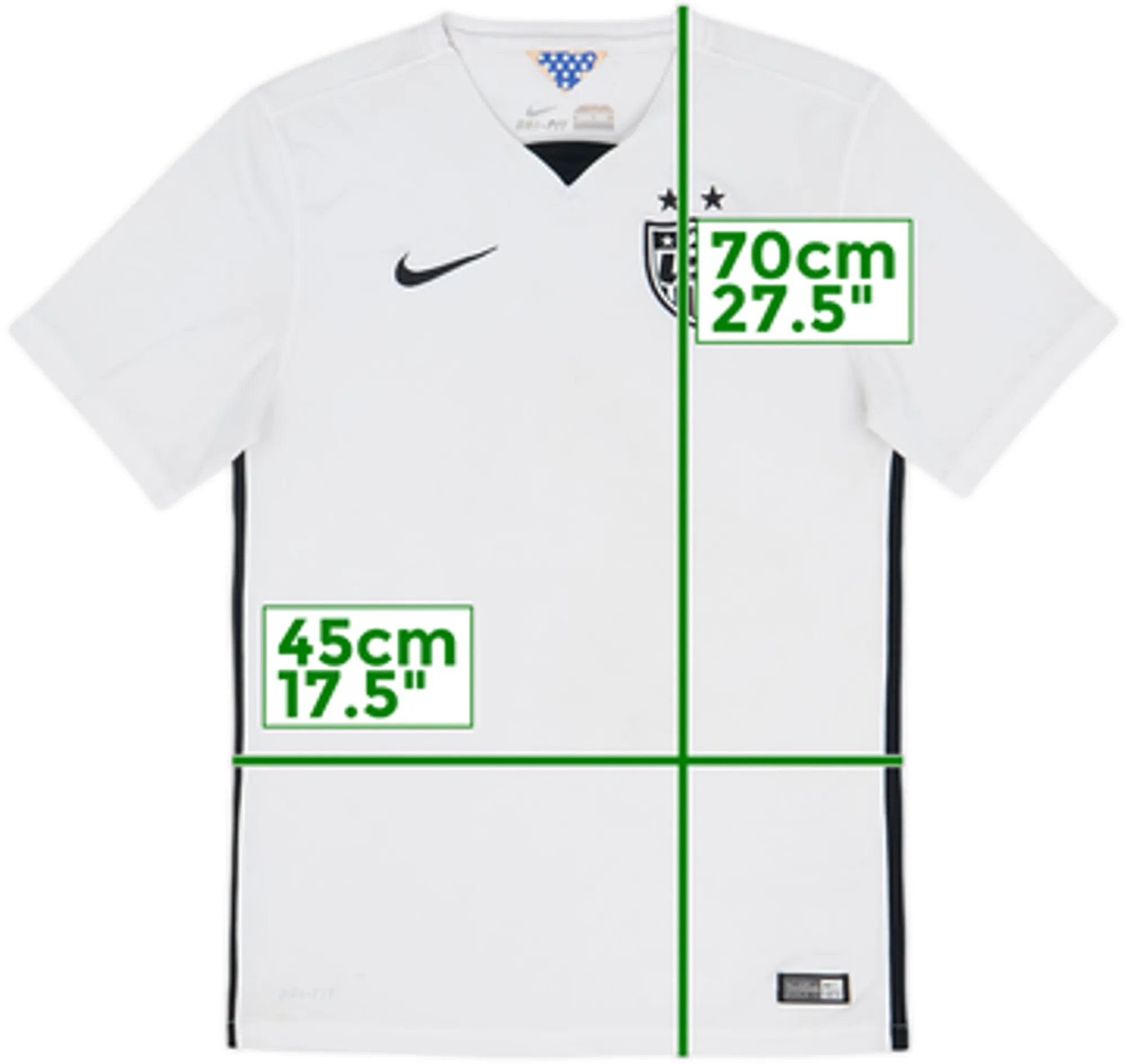 2015-16 USA Home Shirt - 4/10 - (S)