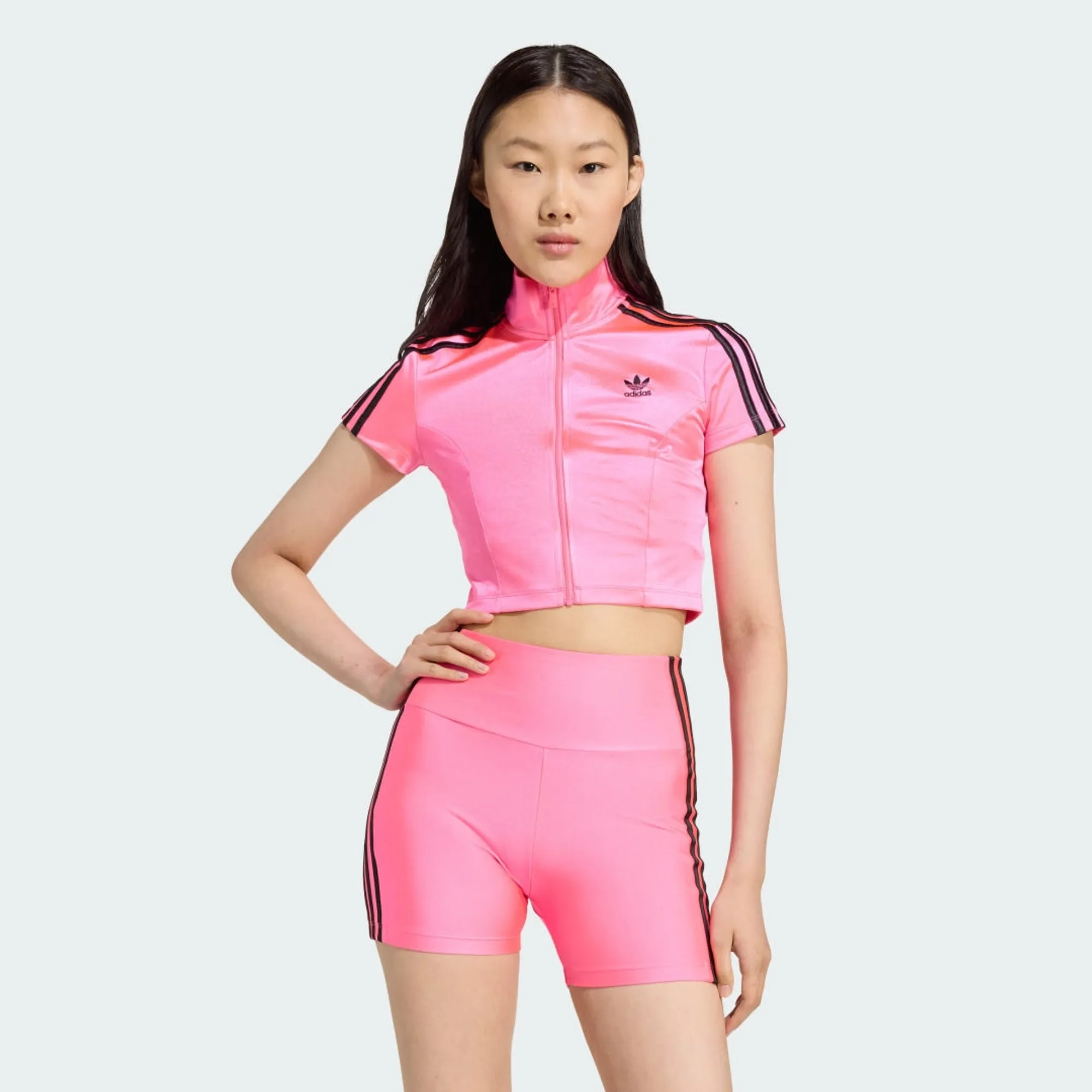 adidas Adicolor Short Sleeve Track Long-Sleeve Top