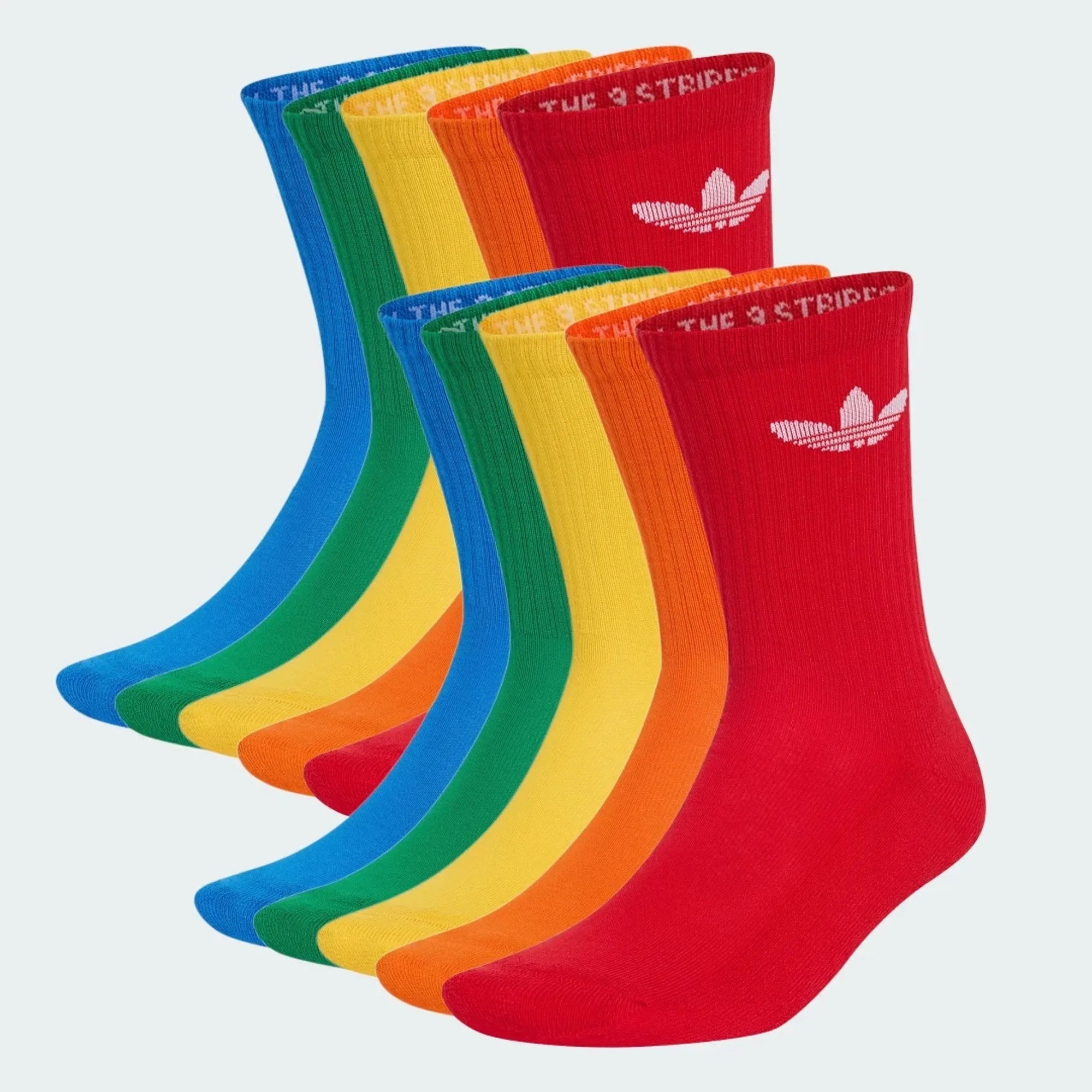 adidas TREFOIL CREW SOCKS 10 PAIRS