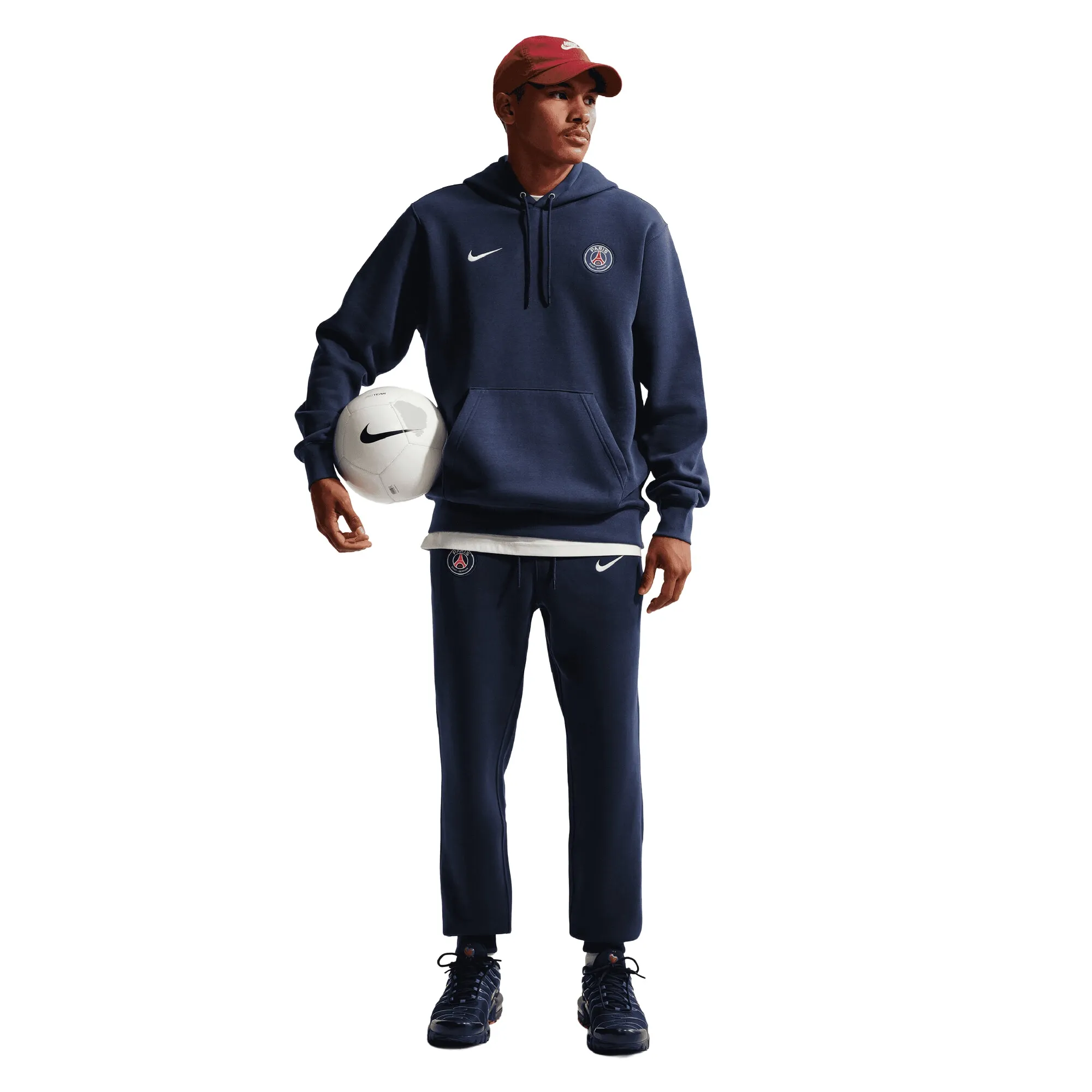 PSG Nike NSW Club Hoodie - Midnight Navy