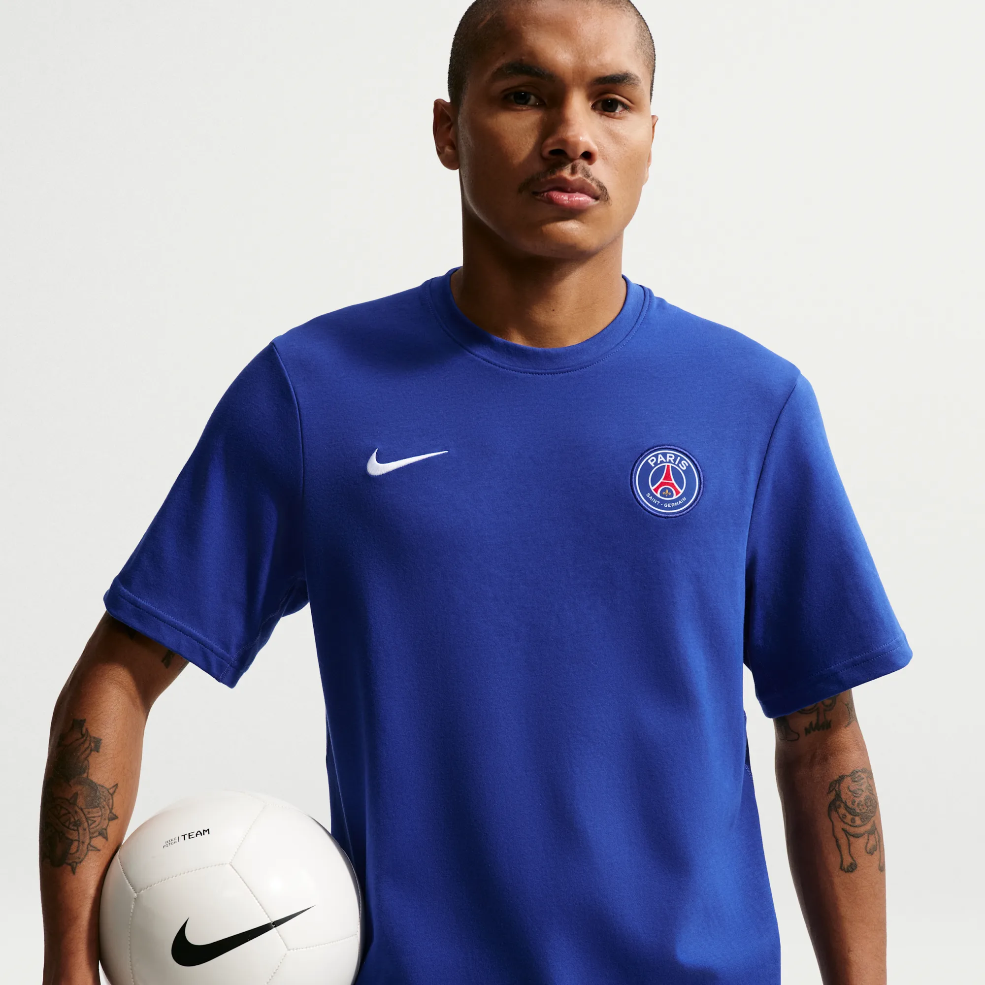 Paris Saint-Germain Primary Men's Nike Dri-FIT Football T-Shirt - Blue