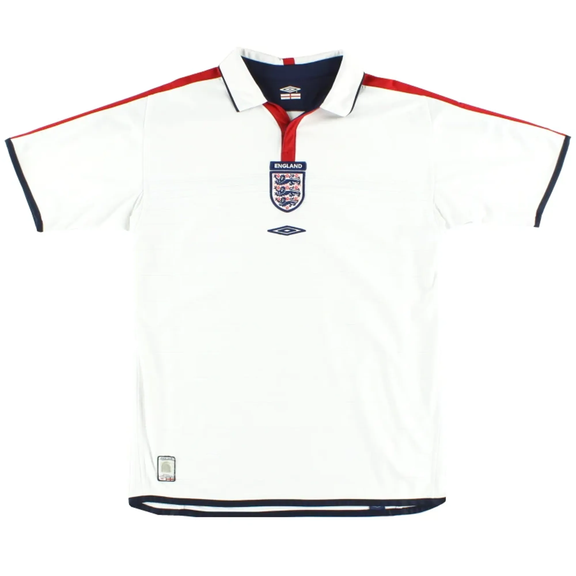 2003-05 England Umbro Home Shirt S - England / Excellent 