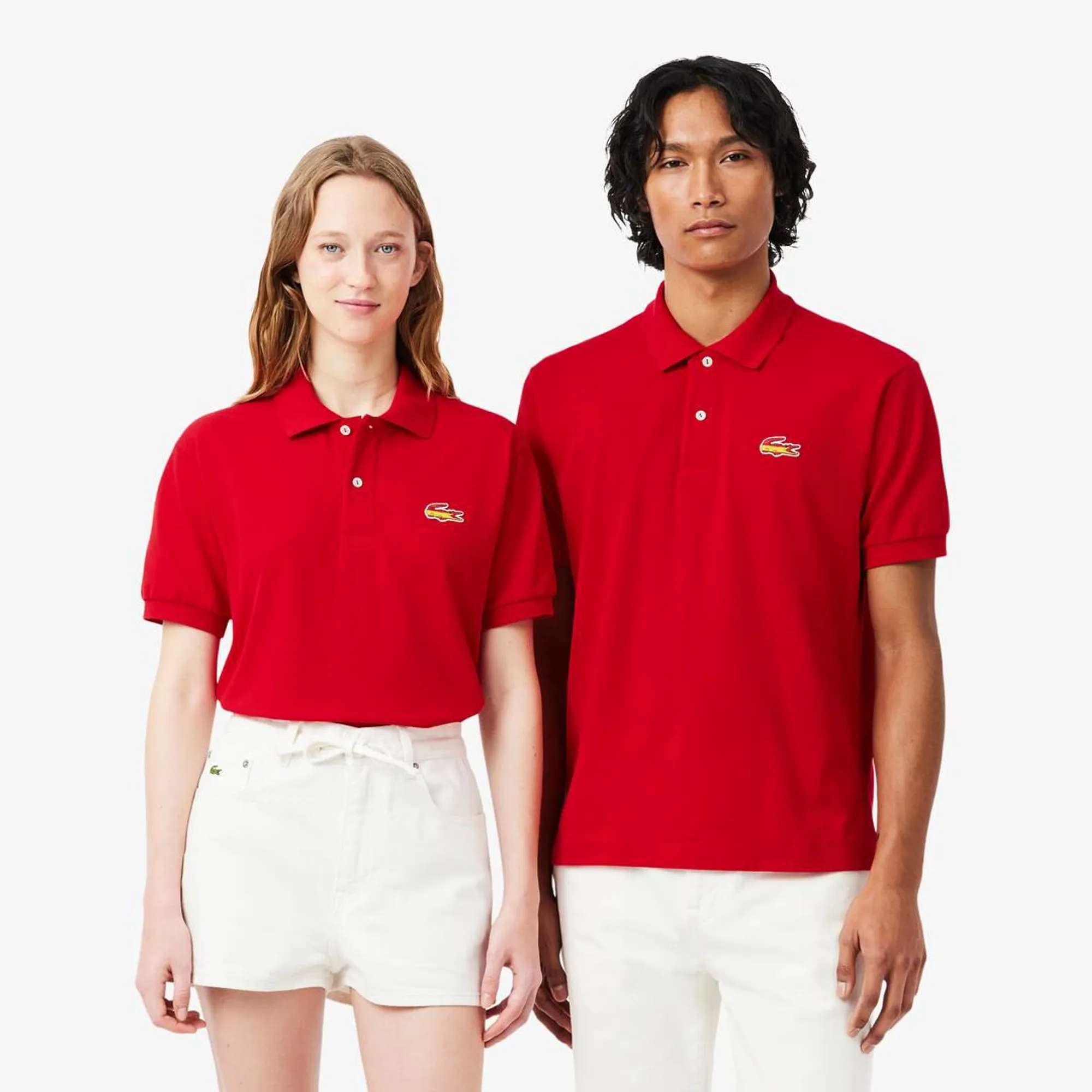 Lacoste Spain Edition Classic Fit L.12.12 Original Polo Shirt - Rouge