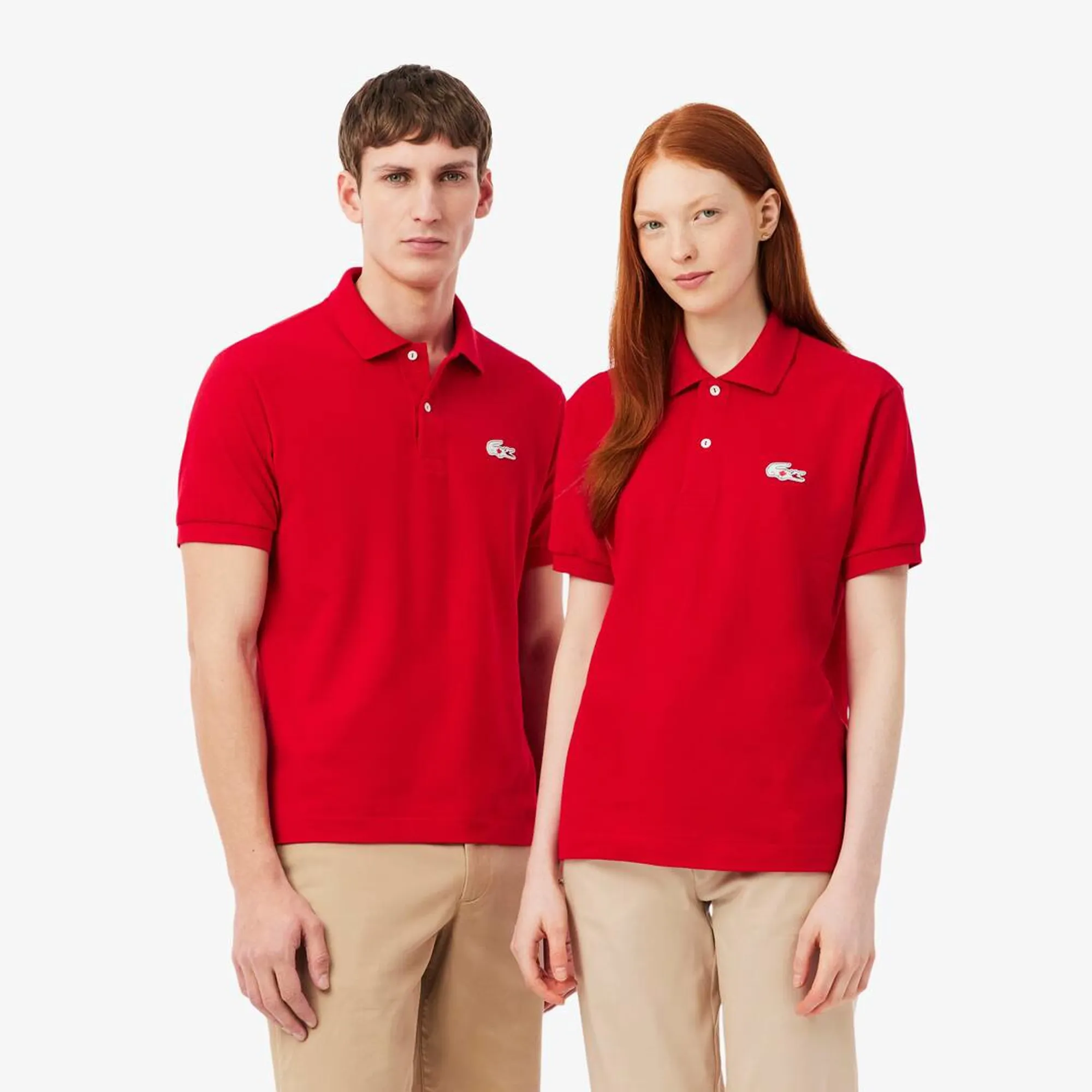 Lacoste Canada Edition Classic Fit L.12.12 Original Polo Shirt - Rouge