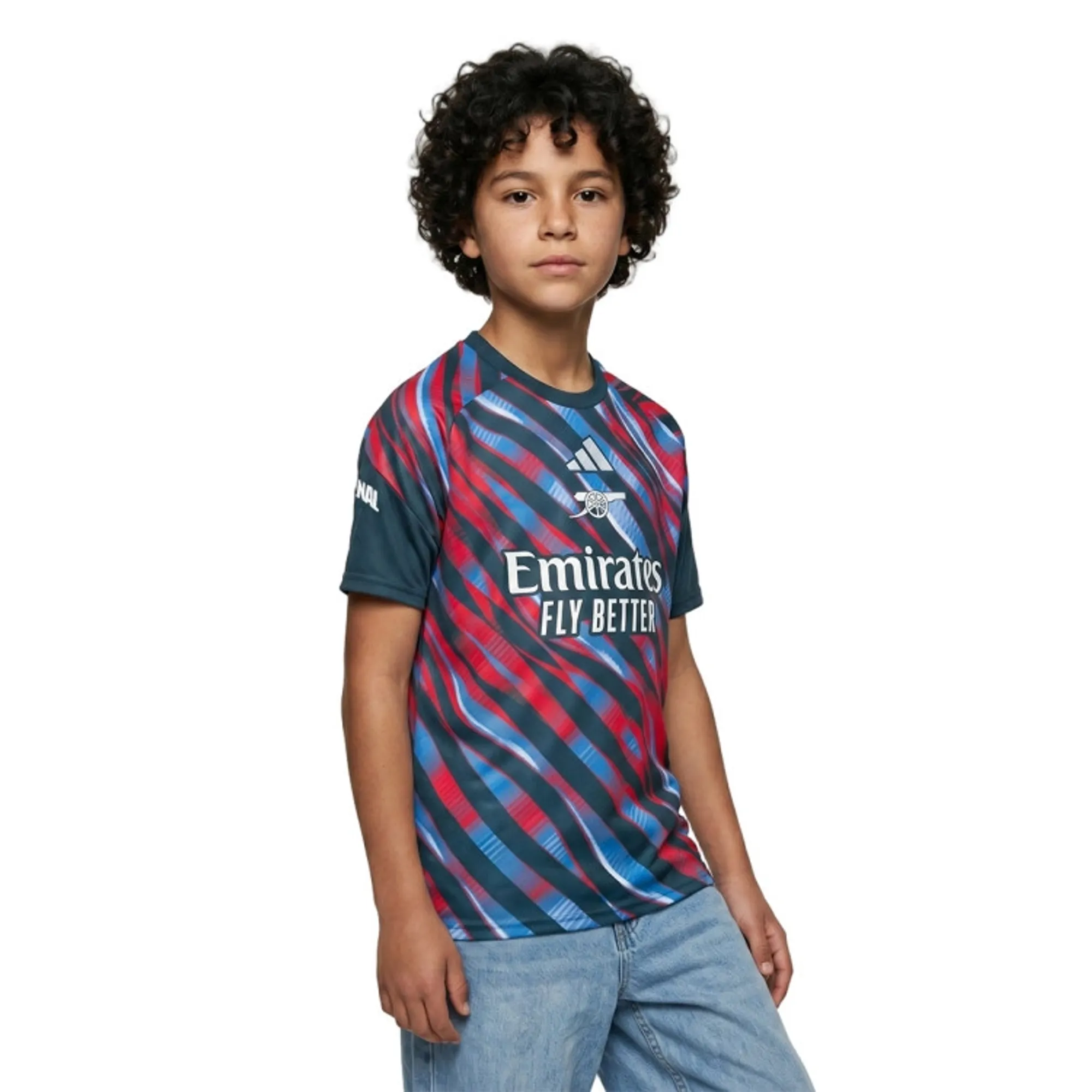 Arsenal adidas Pre Match Top - Green - Kids