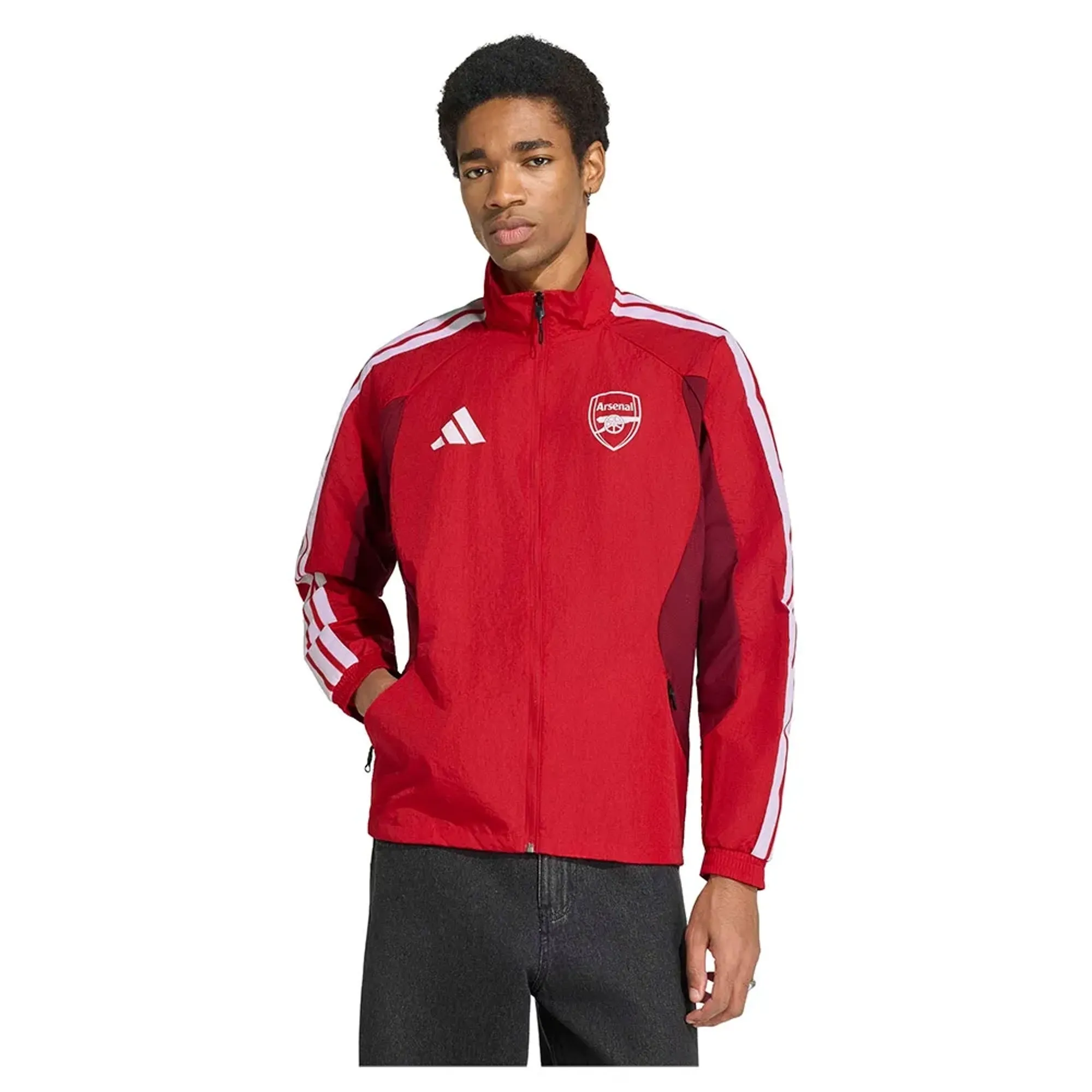 Arsenal adidas Anthem Jacket - Red