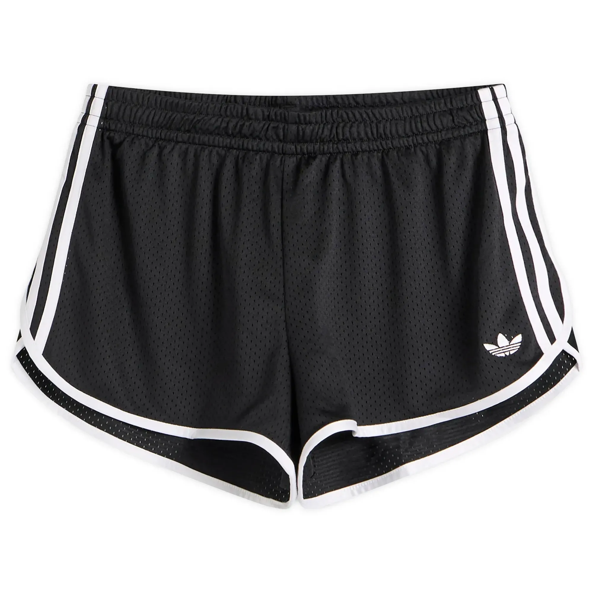 Adidas Women's 3 Stripe Sprinter Short Black/White
