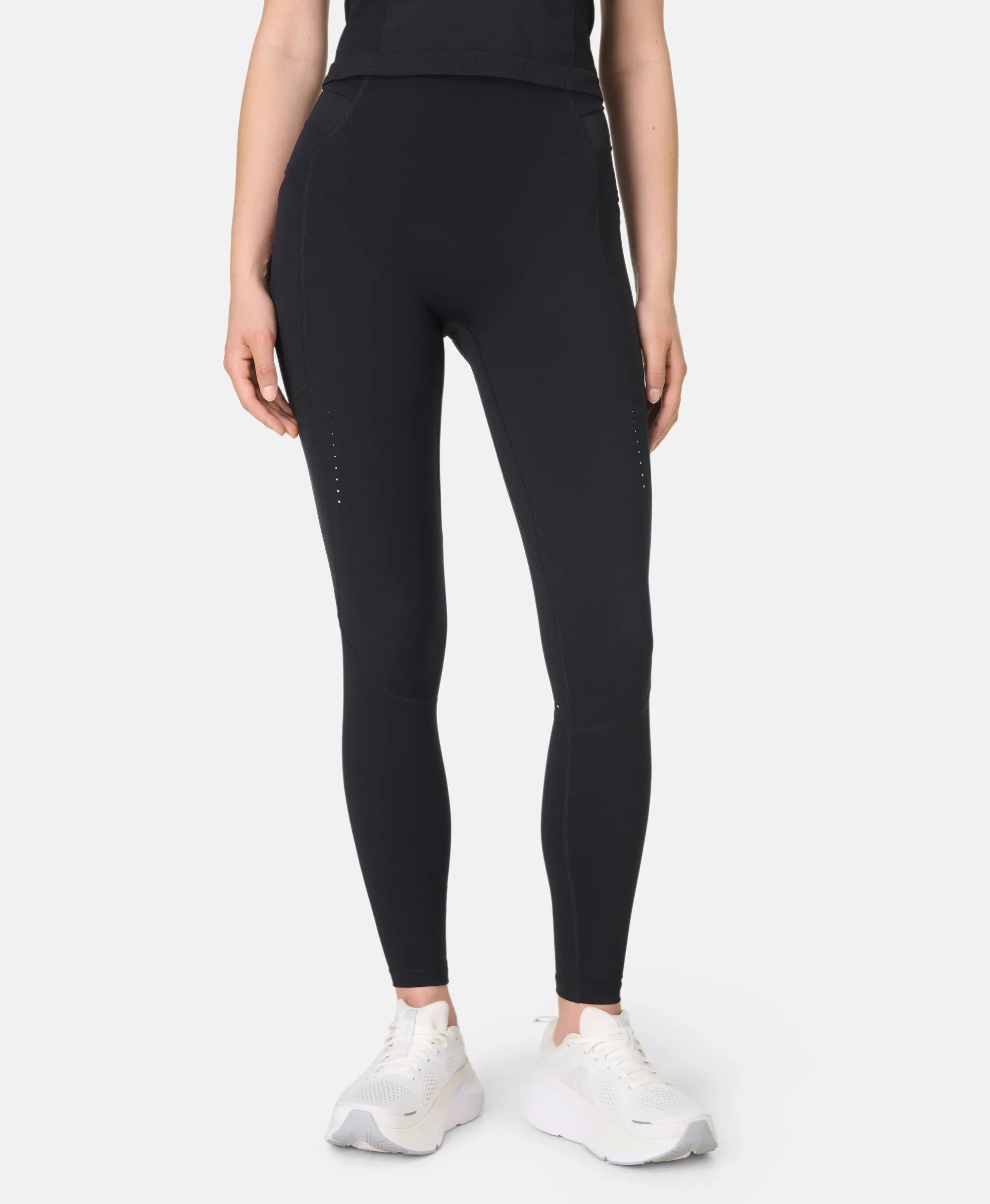 Sweaty Betty Runner's High Power Leggings, Black, Women's XXS