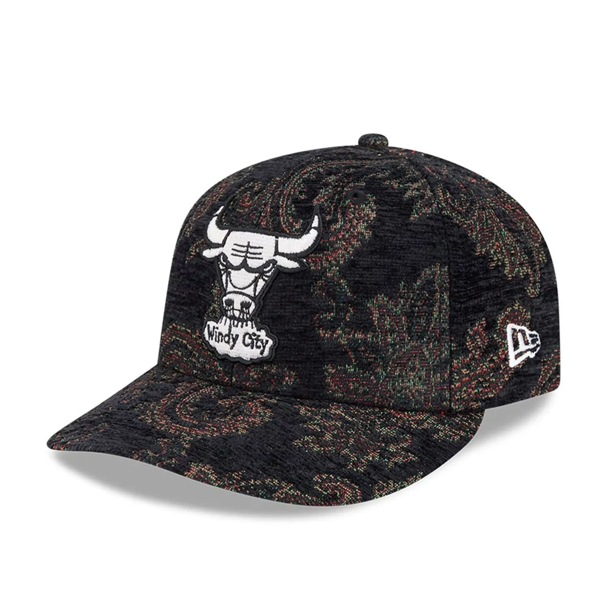Chicago Bulls NBA Jacquard Chenille Black 59FIFTY Fitted Cap New Era Cap adult unisex