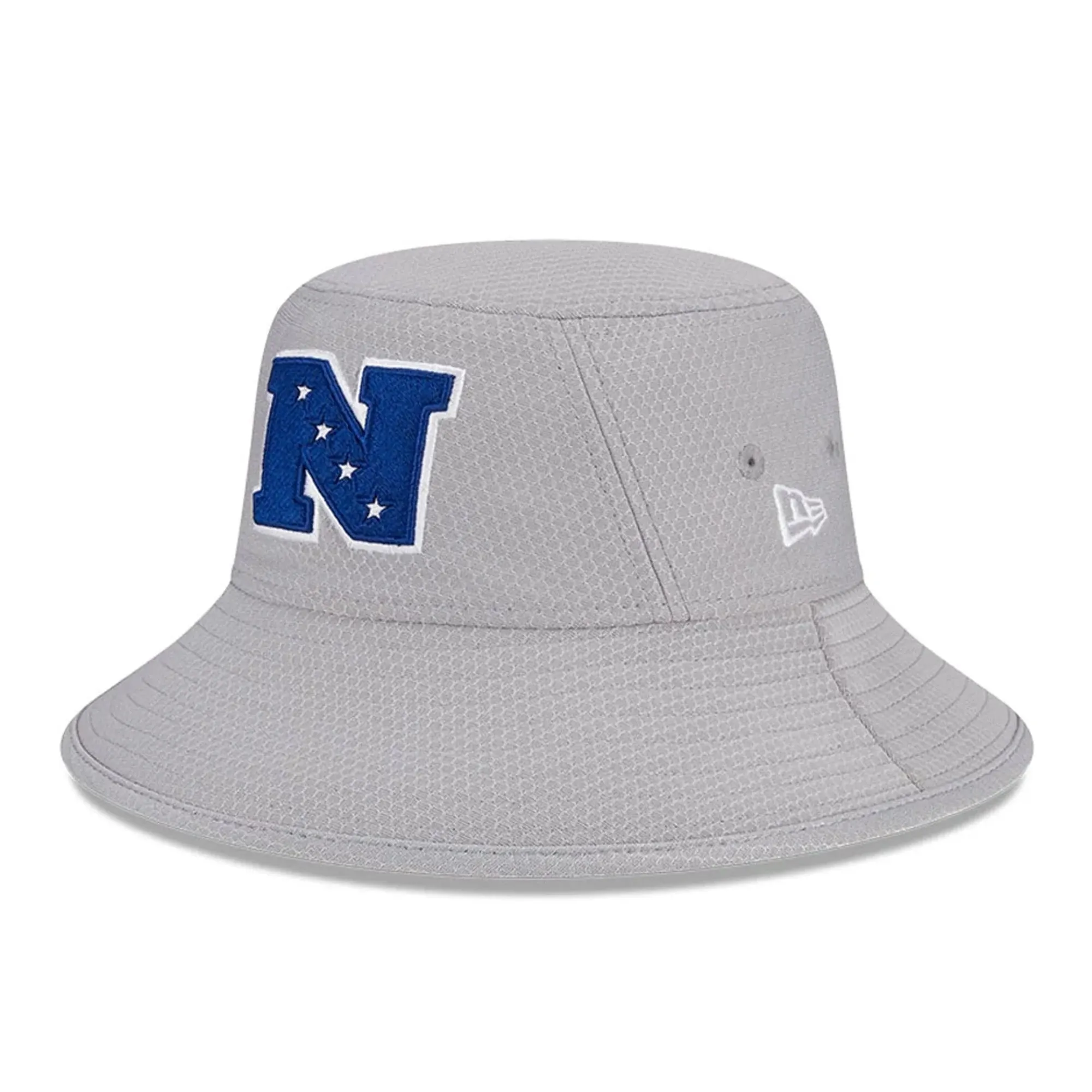 NFL Pro Bowl 2025 NFC Logo Grey Stretch Bucket Hat New Era Cap adult unisex