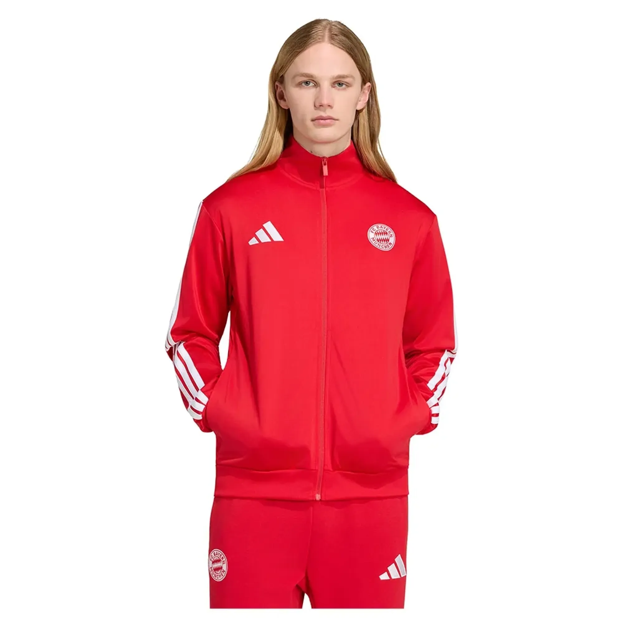Adidas Fc Bayern Munich Dna Full Zip Sweatshirt