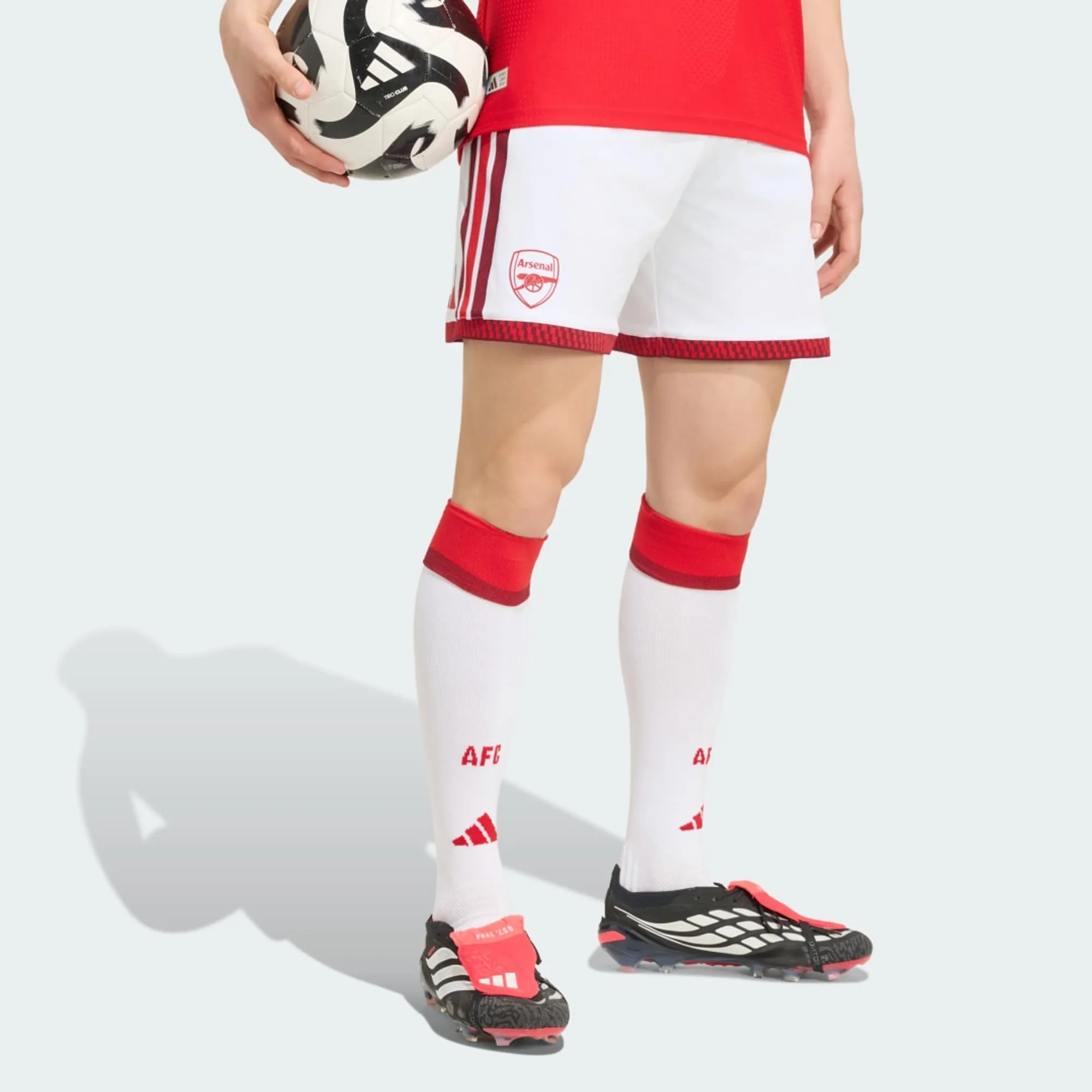 Arsenal adidas 26/27 Authentic Home Shorts, White