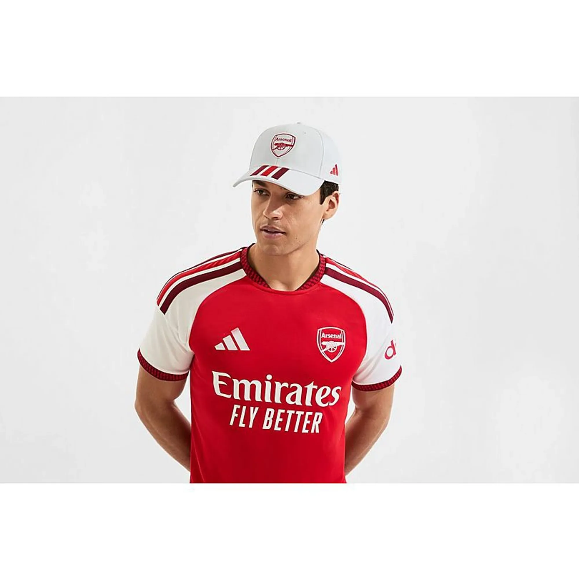 Arsenal adidas 26/27 White Home Cap, White