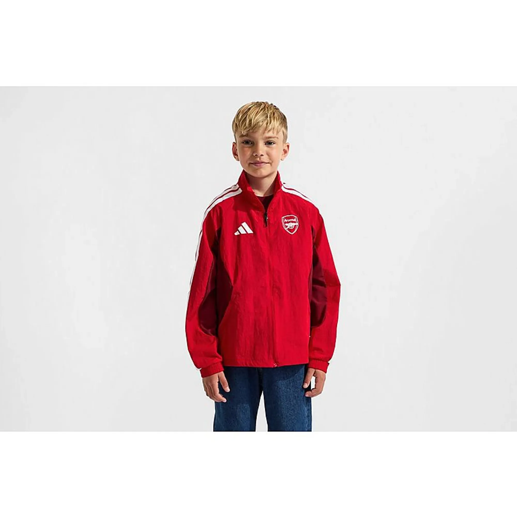 Arsenal adidas Kids 26/27 Anthem Jacket, Red