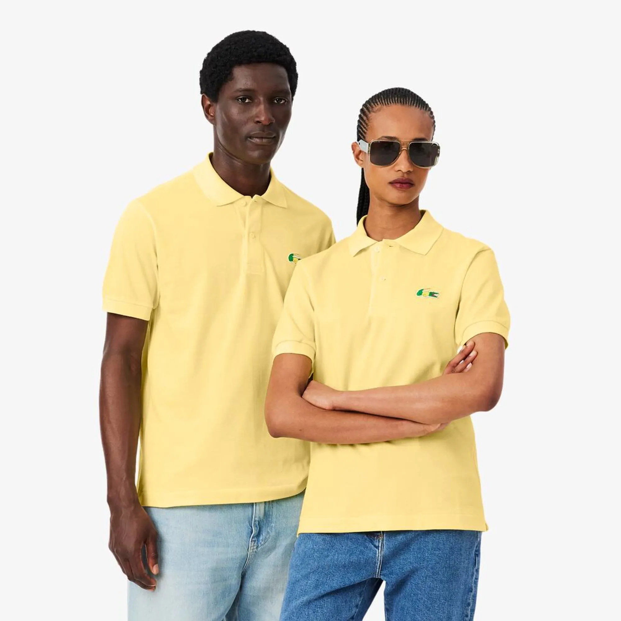 Lacoste Brazil Edition Classic Fit L.12.12 Original Polo Shirt - Pastel Yellow