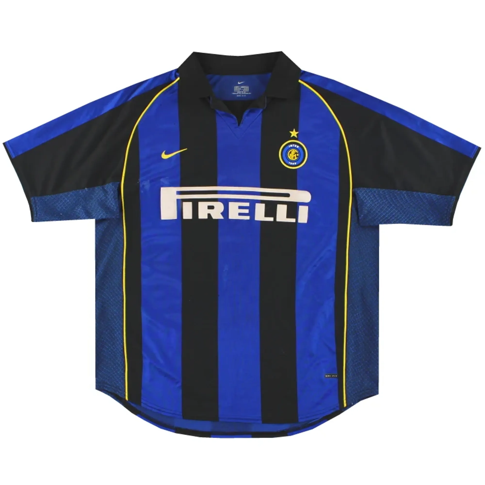 2001-02 Inter Milan Nike Home Shirt L - Inter Milan / Very good