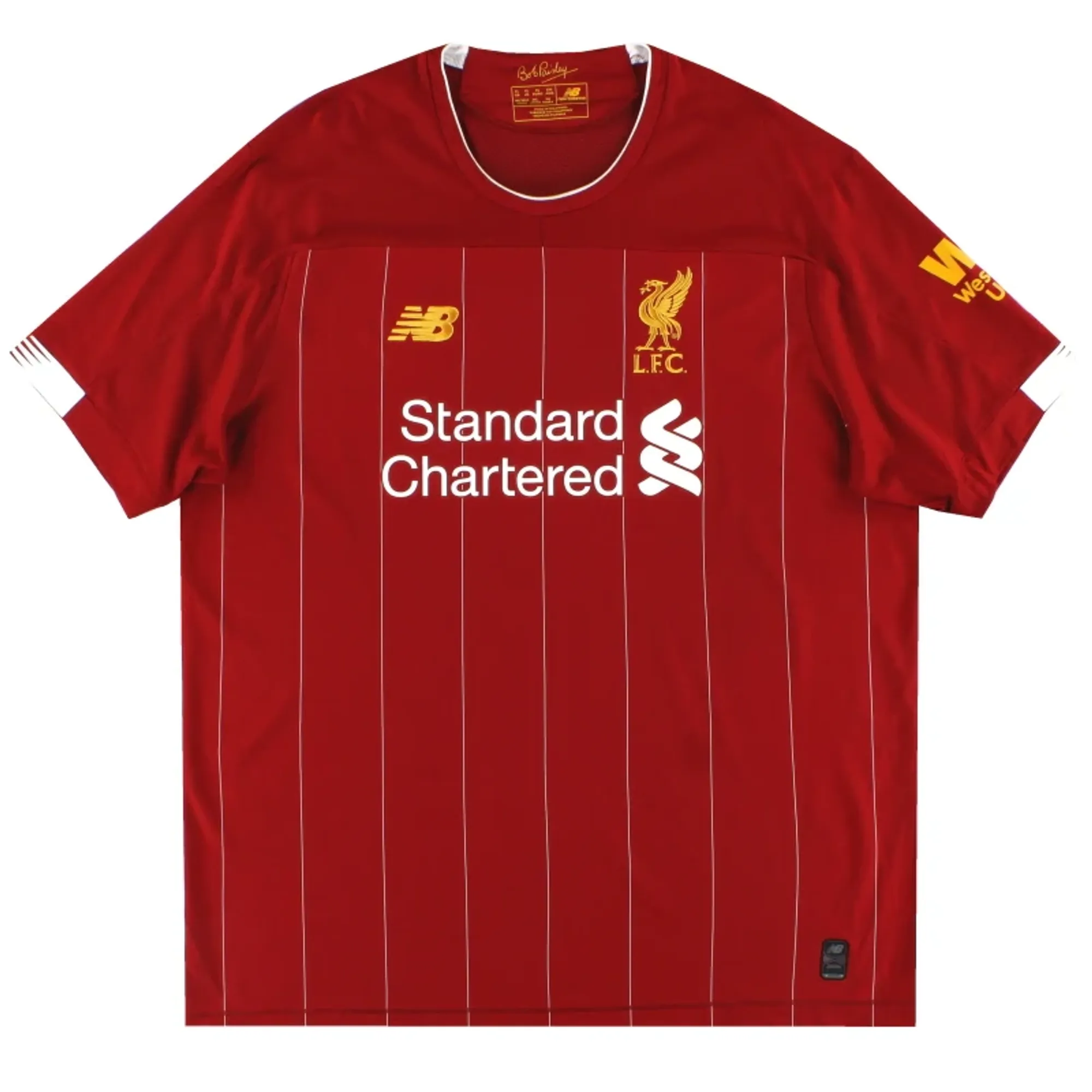 2019-20 Liverpool New Balance Home Shirt L - Liverpool / Excellent 