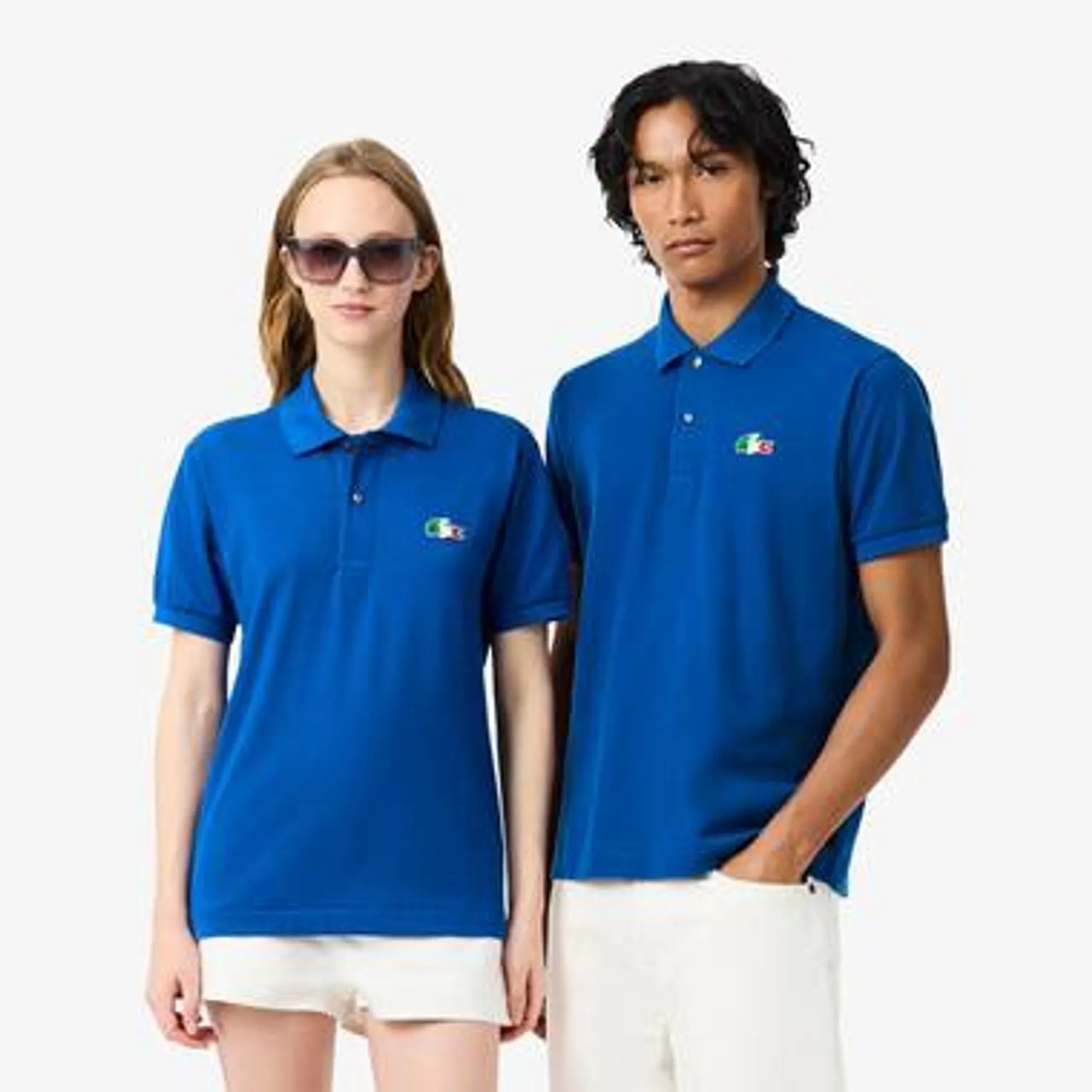 Lacoste Italy Edition Classic Fit L.12.12 Original Polo Shirt - Bleu
