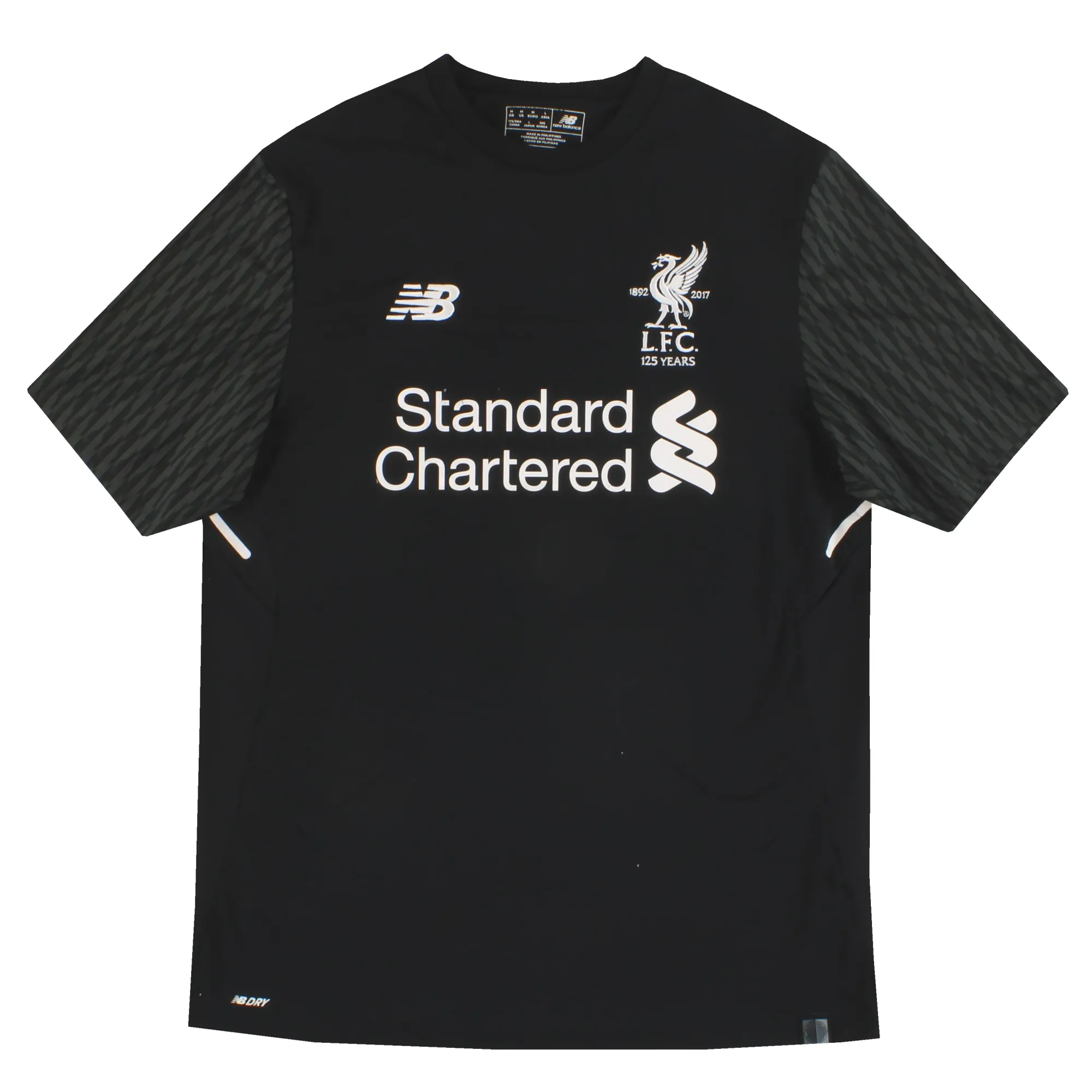 2017-18 Liverpool New Balance '125 Years' Goalkeeper Shirt M - Liverpool / Excellent 