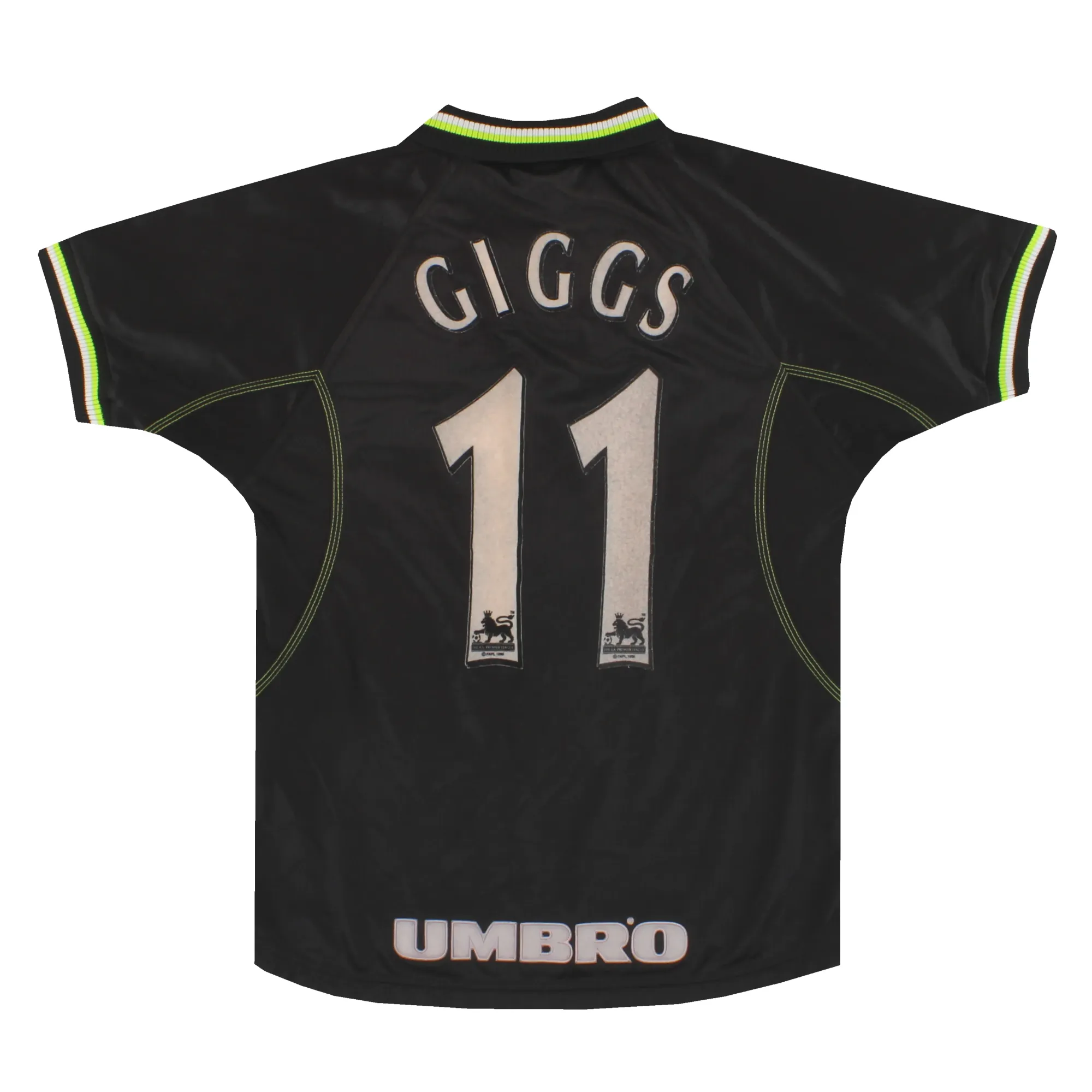 1998-99 Manchester United Umbro Third Shirt Giggs #11 L.Boys - Manchester United / Excellent 