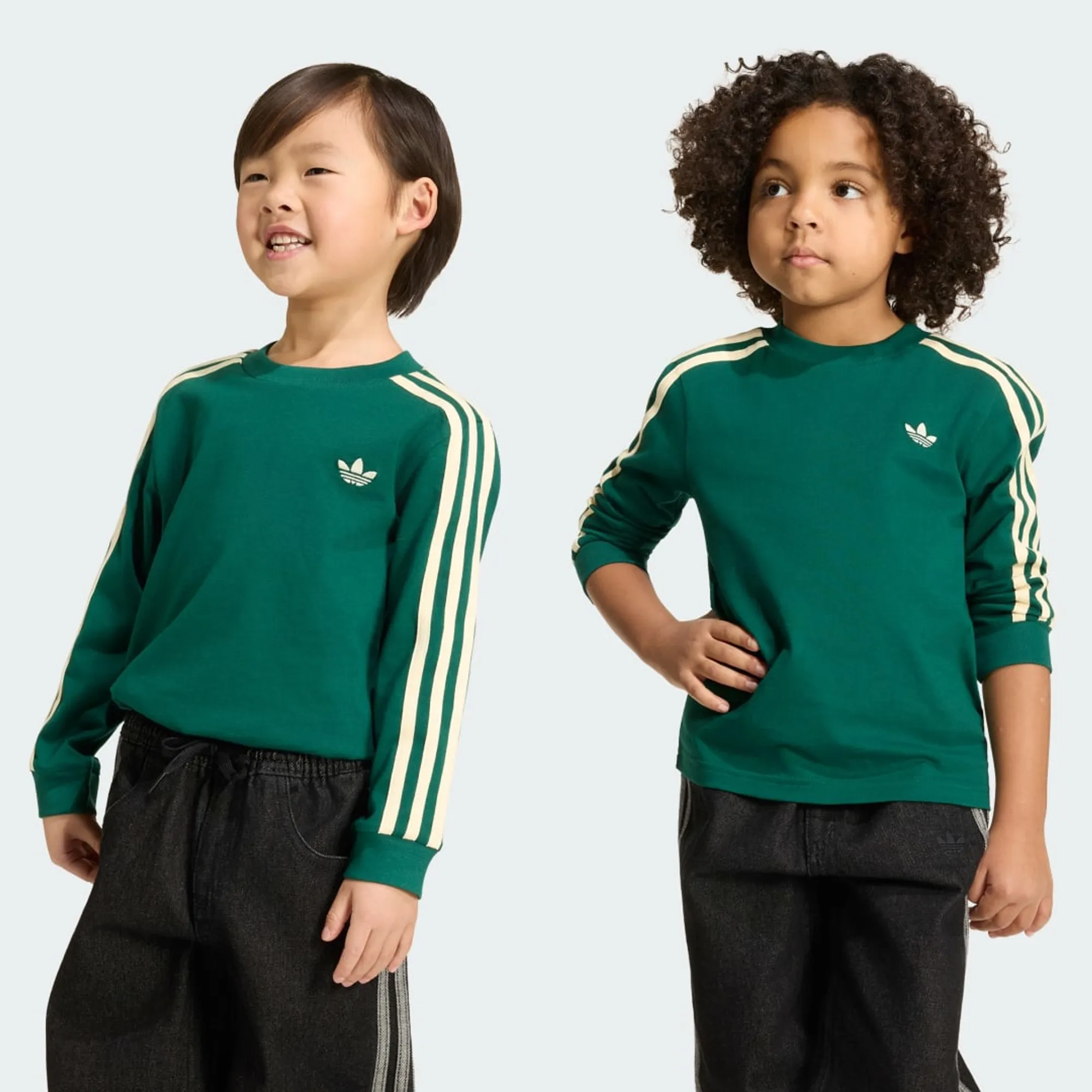 adidas 3-STRIPES LONG SLEEVE Long-Sleeve Top