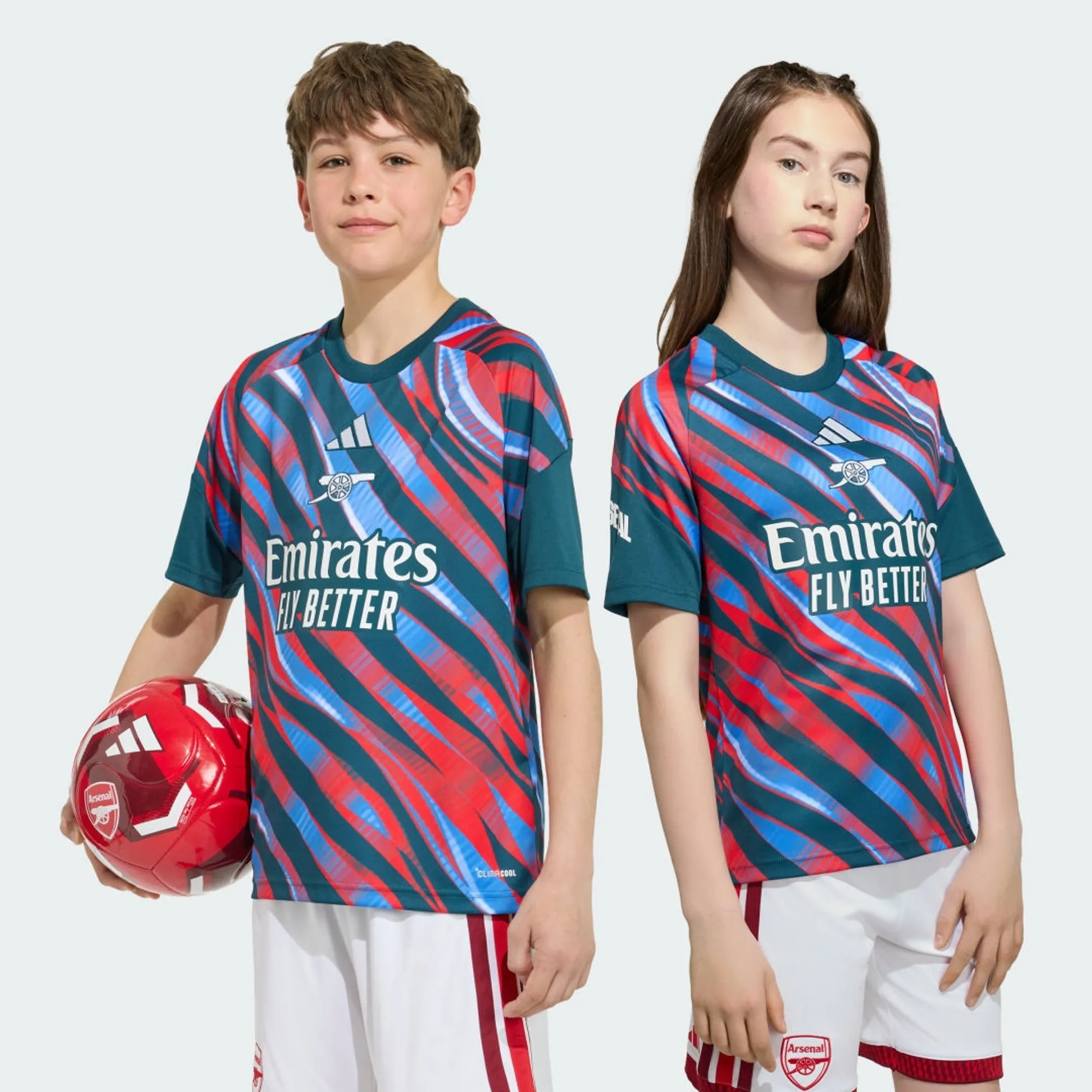 adidas Arsenal FC 26/27 Pre-Match Kids Jersey