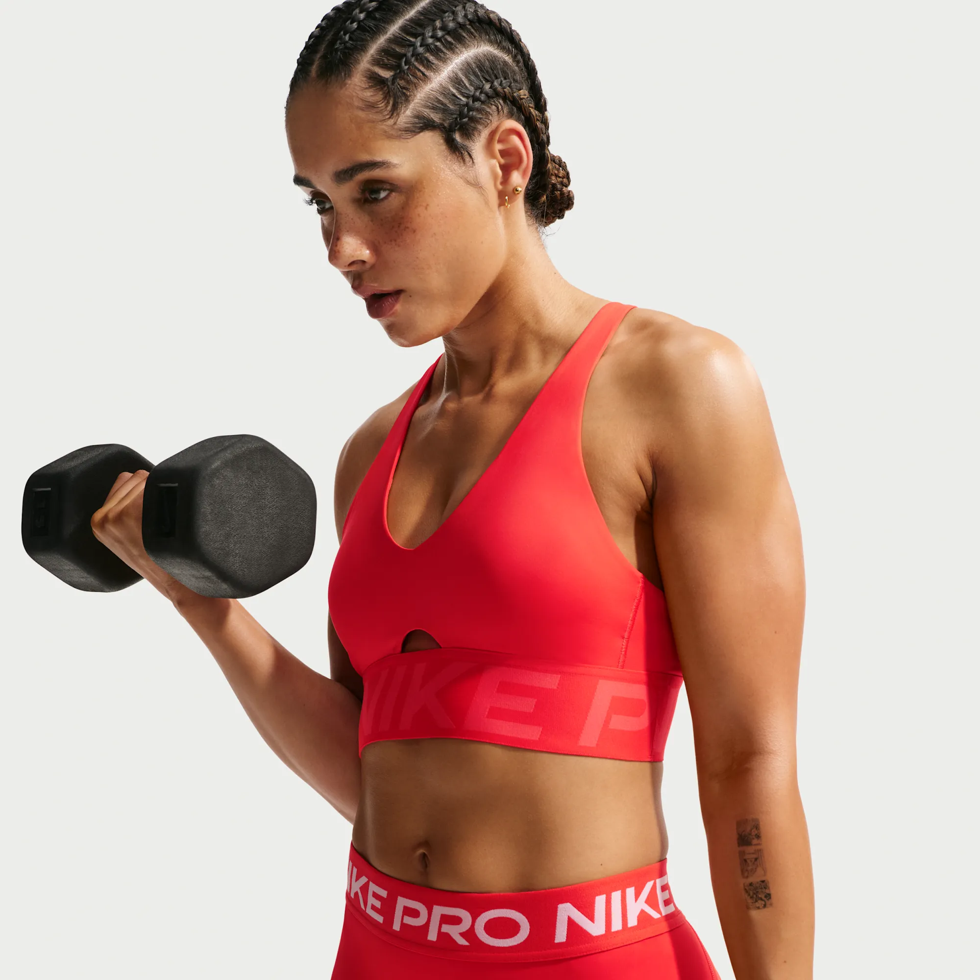 Nike Pro Sculpt Women's Medium-Support Padded Sports Bra - Red