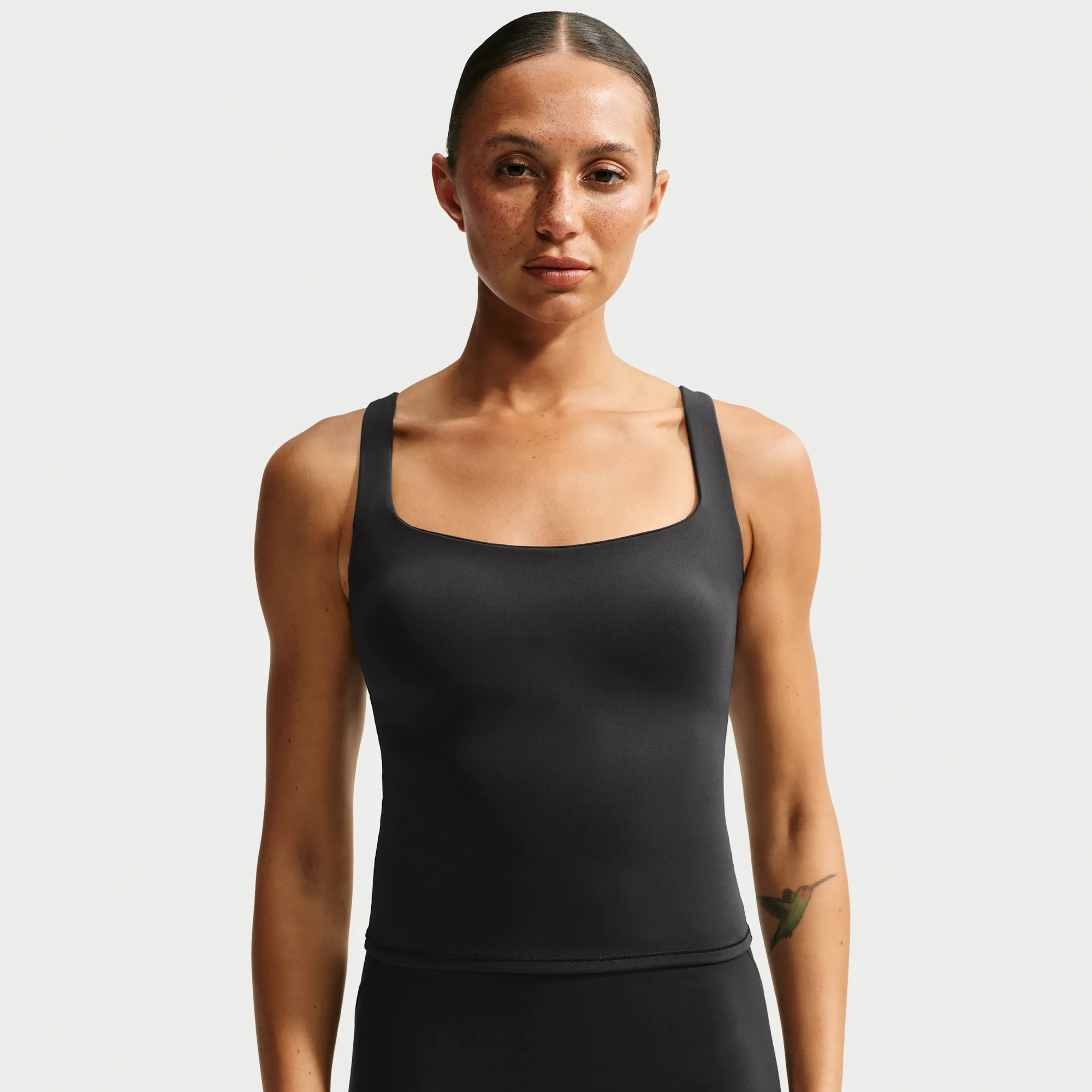 NikeSKIMS Matte Women's Square-Neck Tank Top - Black