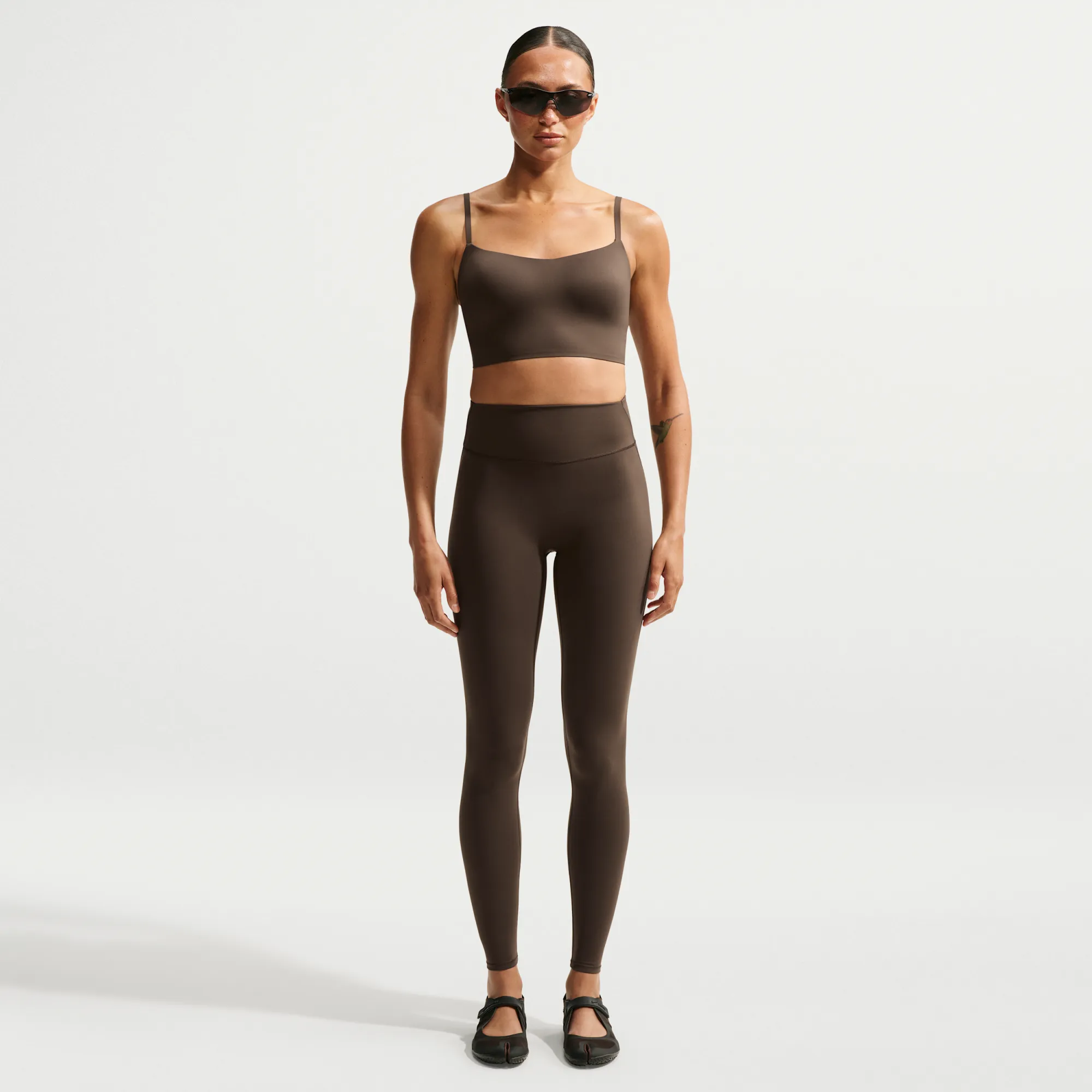 NikeSKIMS Matte Women's High-Waisted 73.5cm Leggings - Brown