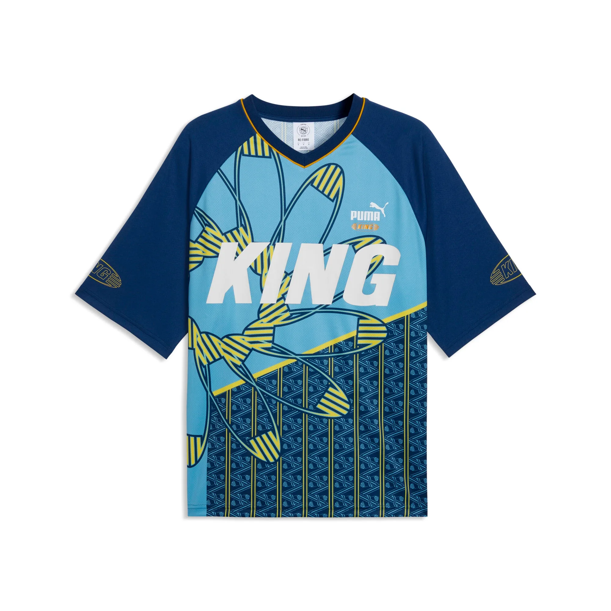 PUMA King Jersey Unisex in Blue | Size Large