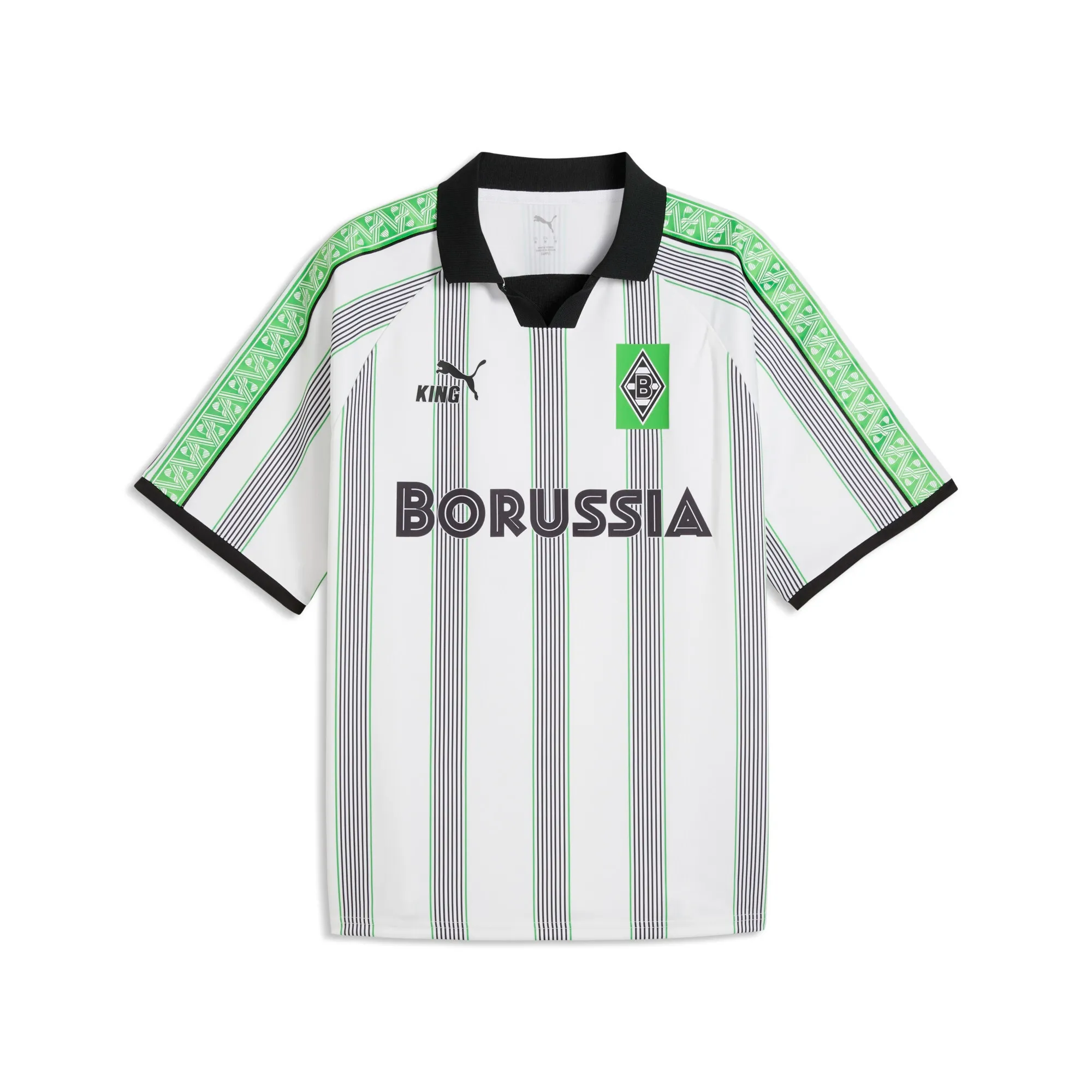 PUMA Borussia MÃ¶nchengladbach KING Jersey Men in White | Size Large