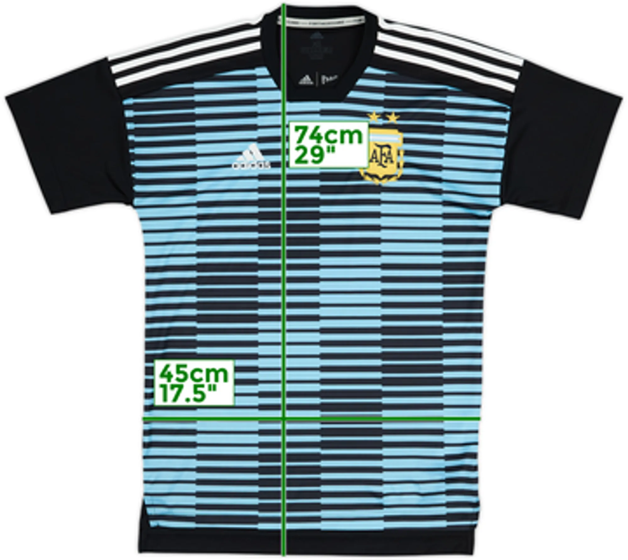 2018-19 Argentina adidas Training Shirt - 10/10 - (XS)