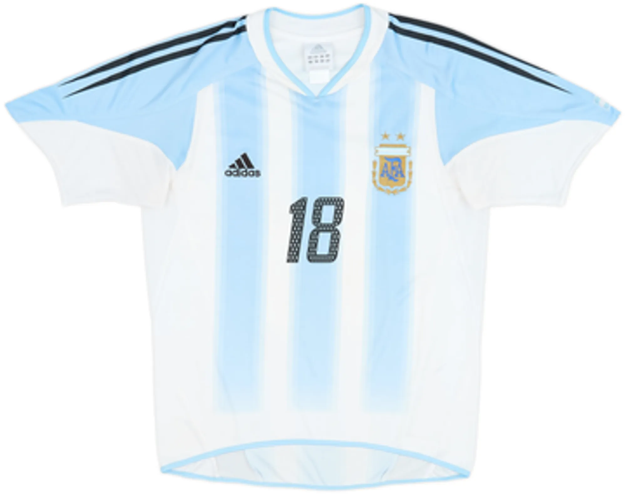 2004-05 Argentina Home Shirt Messi #18 - 7/10 - (S)