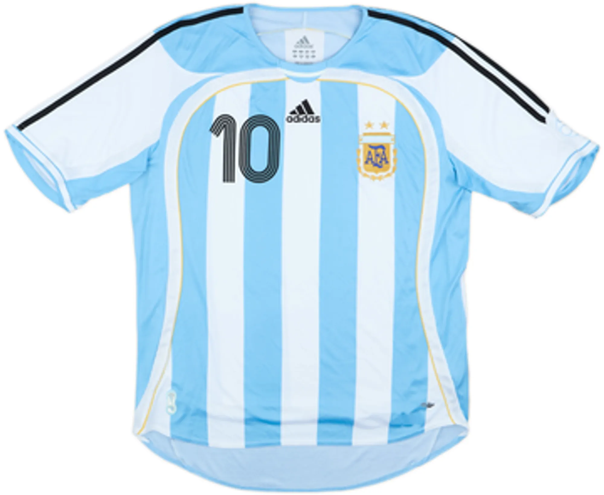 2005-07 Argentina Home Shirt Riquelme #10 - 9/10 - (L)