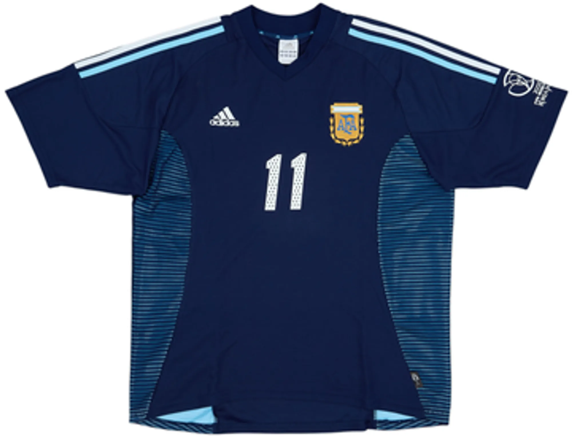 2002-04 Argentina Away Shirt Veron #11 - 10/10 - (L)