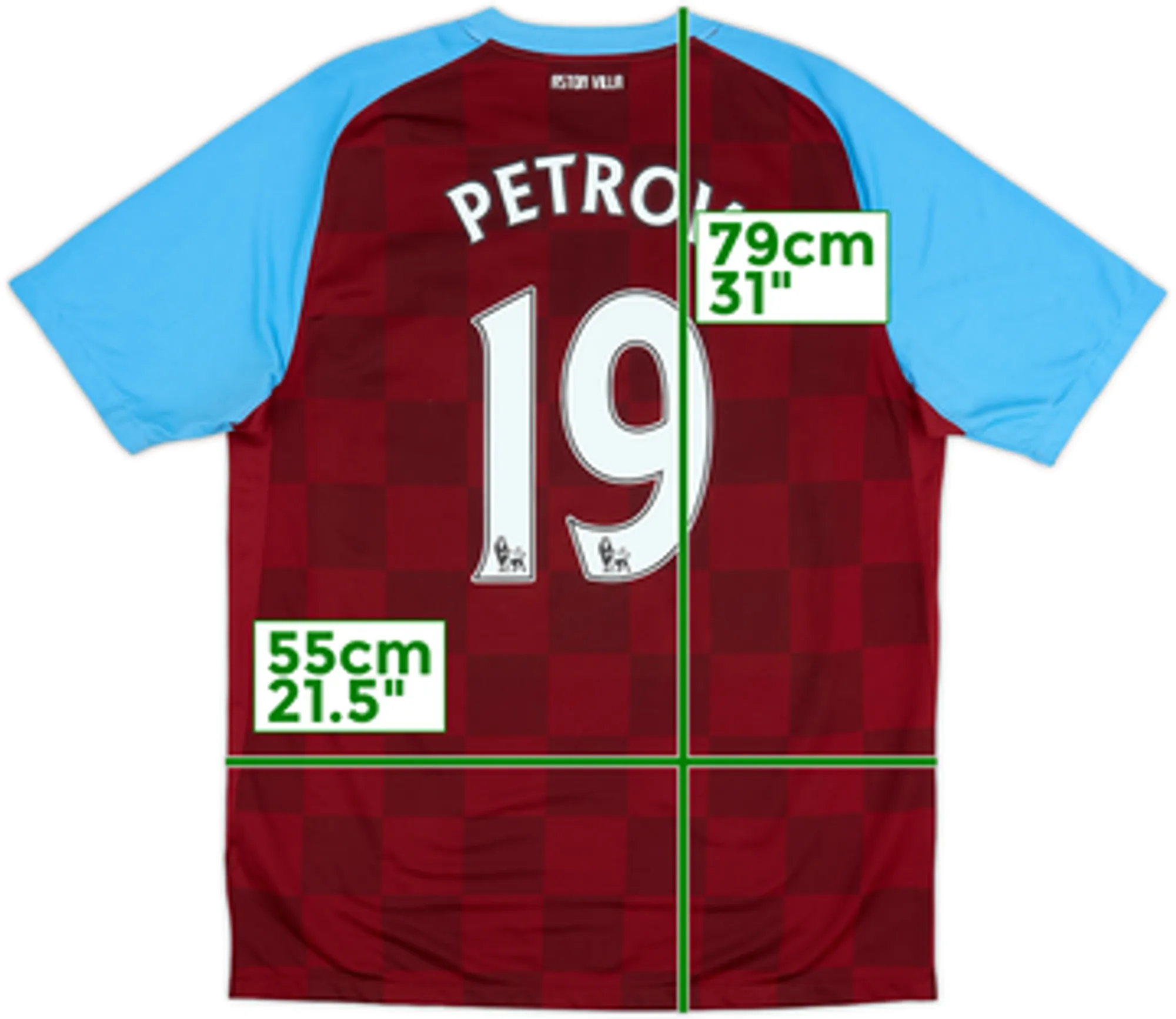 2011-12 Aston Villa Home Shirt Petrov #19 - 10/10 - (L)