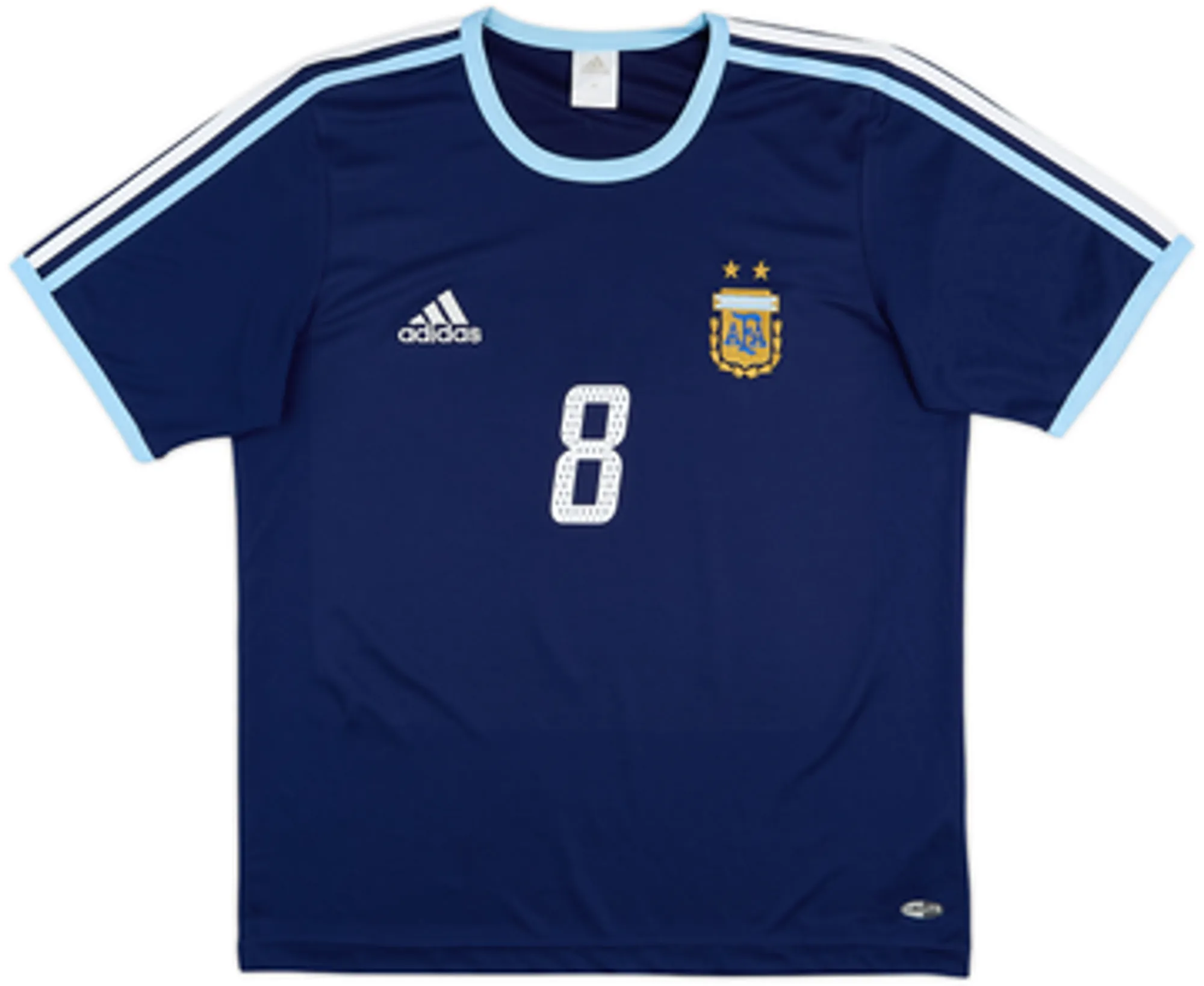 2004-05 Argentina Basic Away Shirt Zanetti #8 - 8/10 - (M)