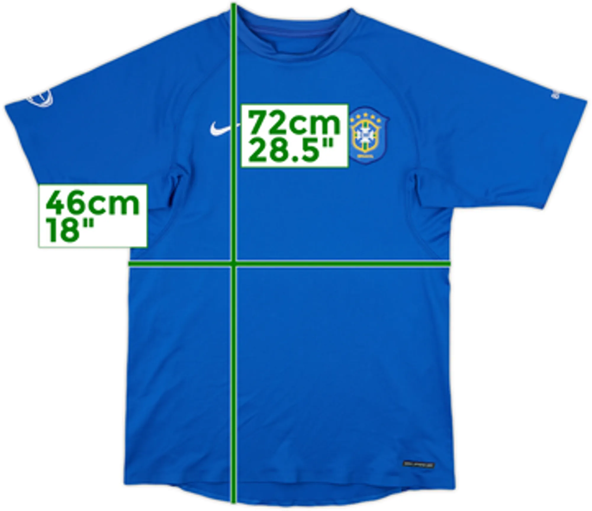 2006-07 Brazil Player Issue Nike Training Shirt - 8/10 - (S)
