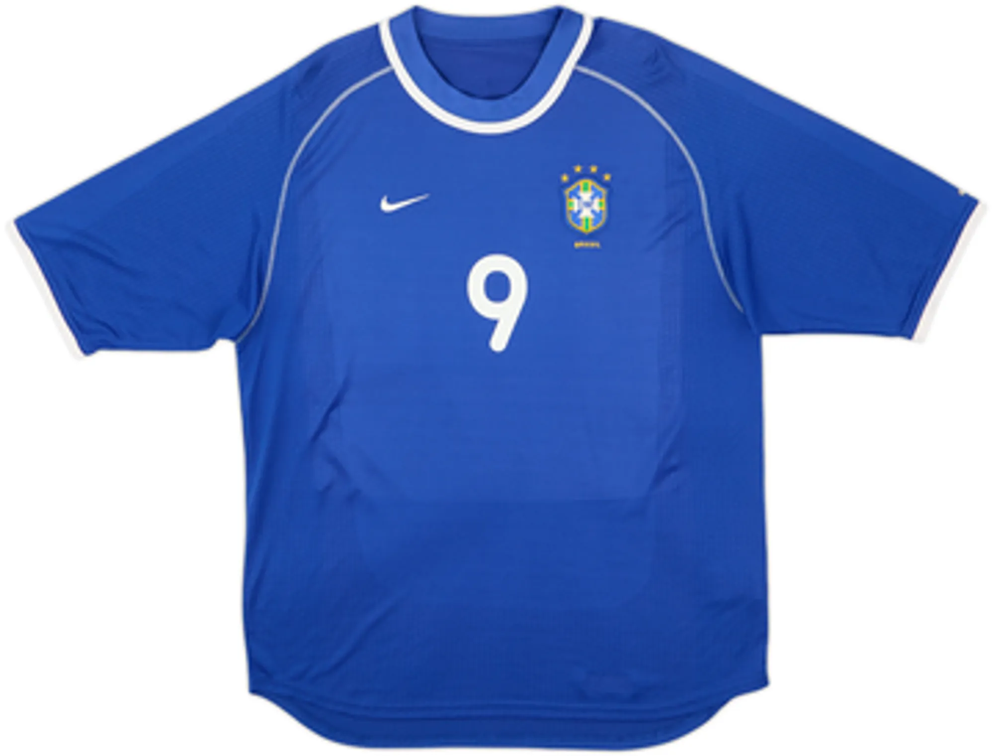2000-02 Brazil Away Shirt Ronaldo #9 - 7/10 - (L)