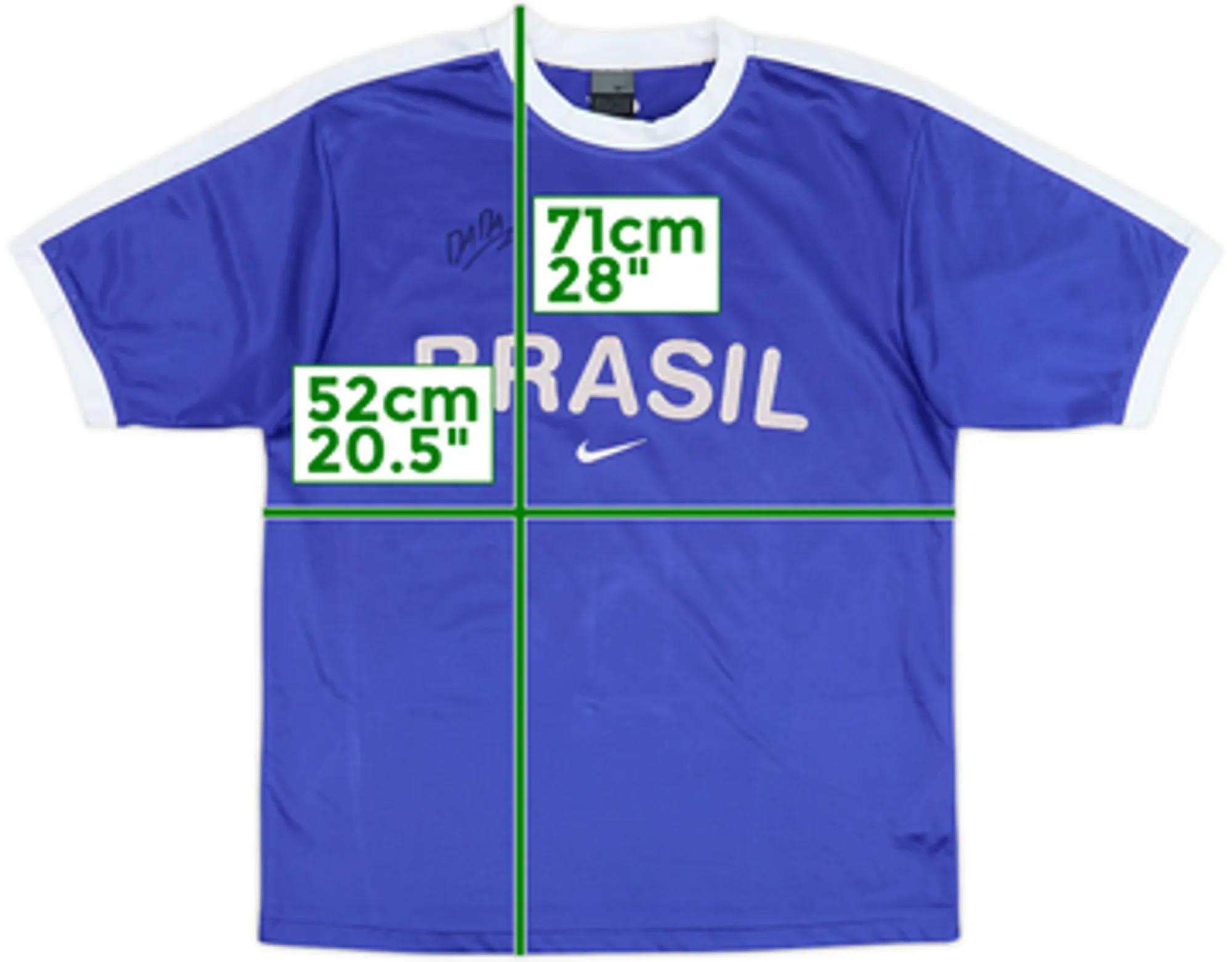 2002 Brazil Nike Signed Training Shirt - 6/10 - (S)