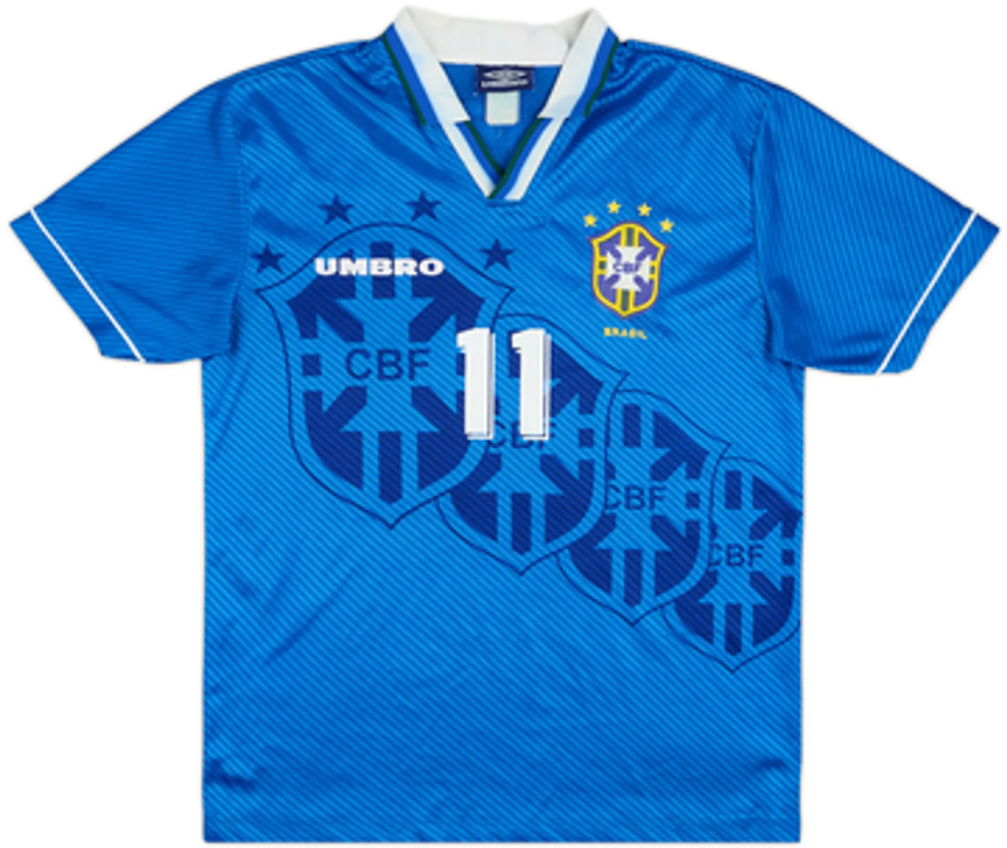 1994-97 Brazil Away Shirt Romario #11 - 5/10 - (M)