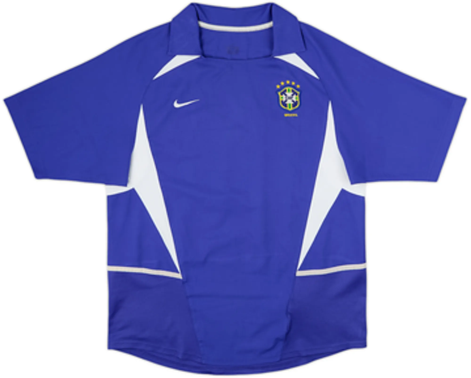 2002-04 Brazil Away Shirt Pele #10 - 8/10 - (M)