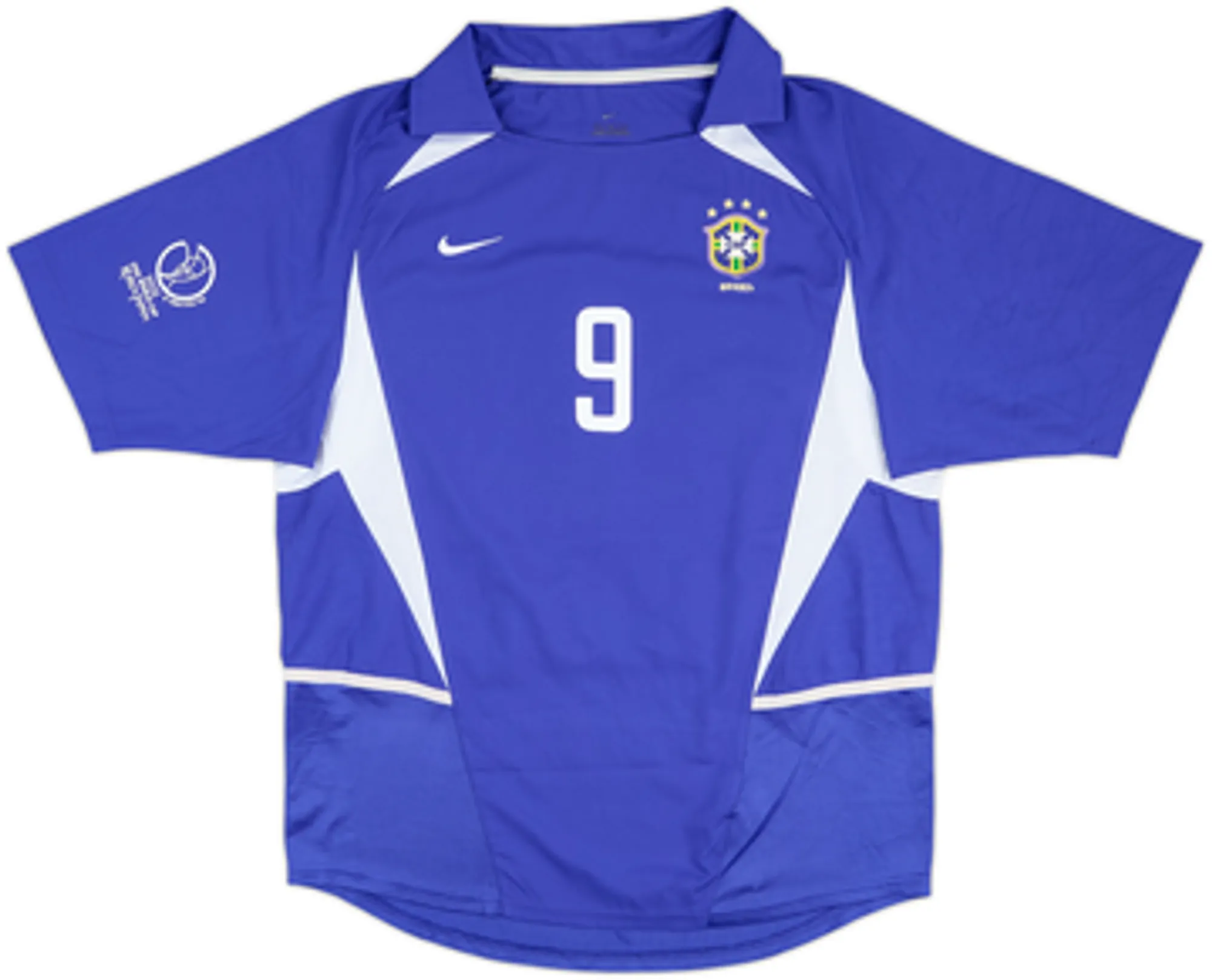 2002-04 Brazil Away Shirt Ronaldo #9 - 9/10 - (M)