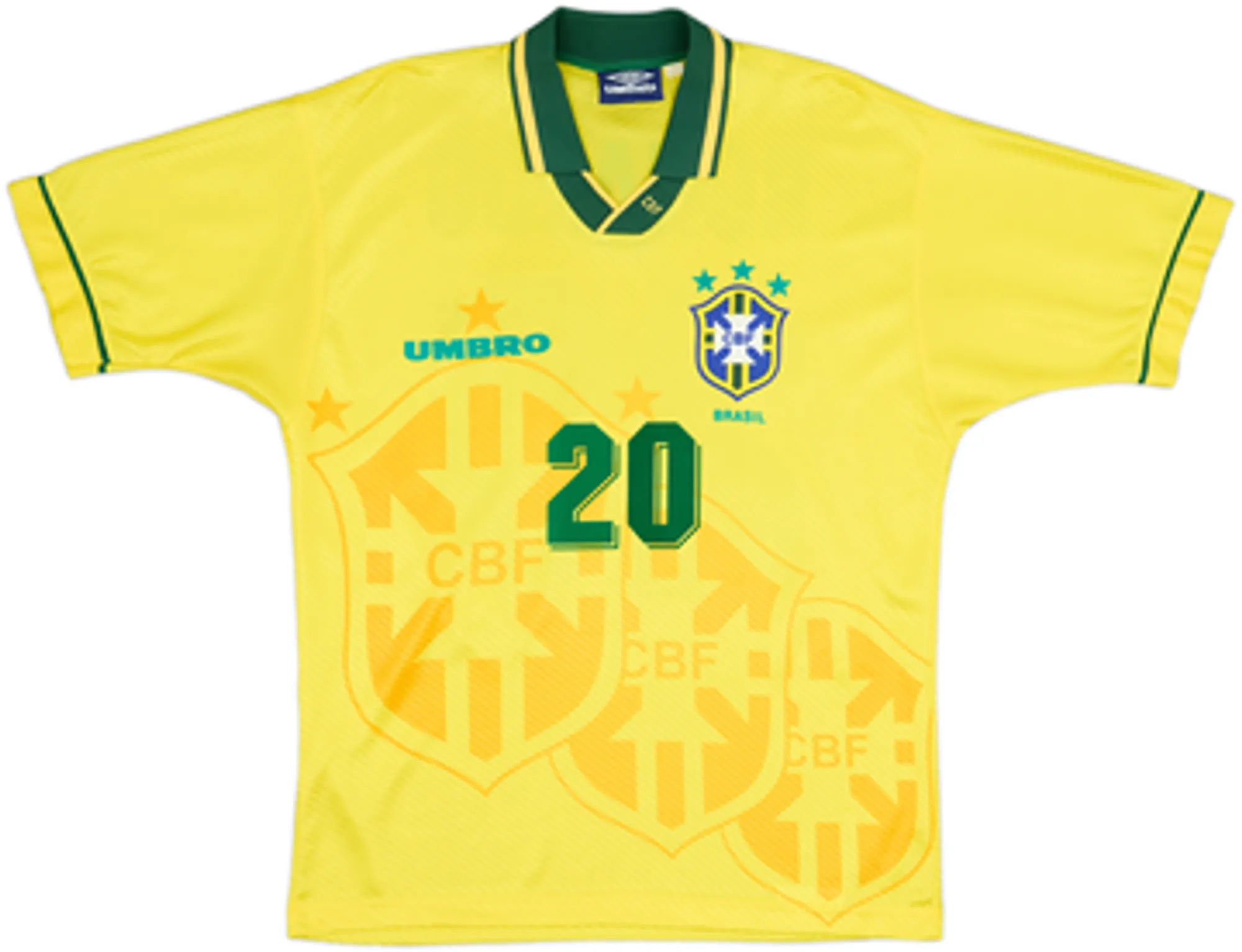 1994 Brazil Home Shirt Ronaldo #20 - 10/10 - (M/L)
